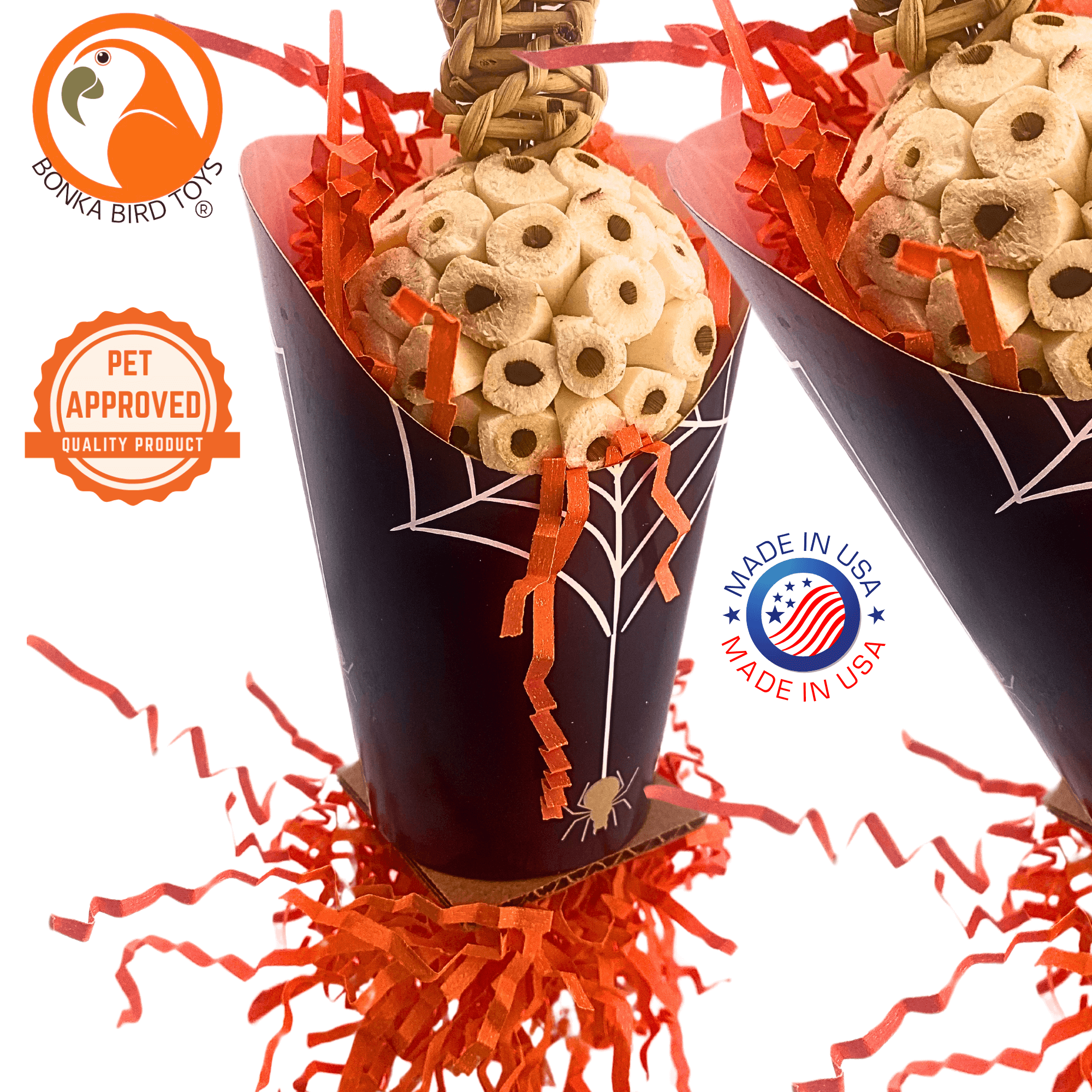 2707 Halloween Spider Cup - Bonka Bird Toys