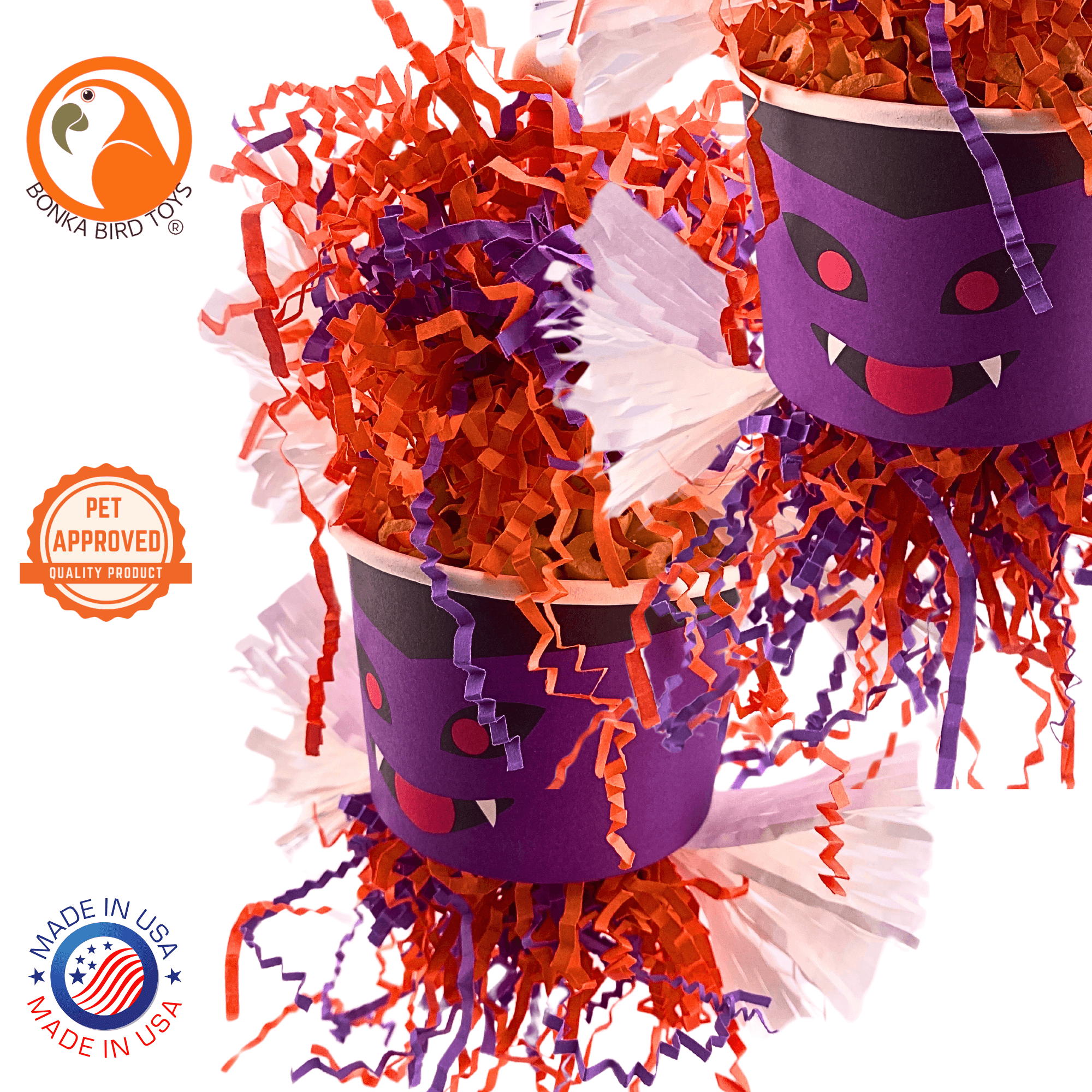 2711 Halloween Vampire Dish - Bonka Bird Toys