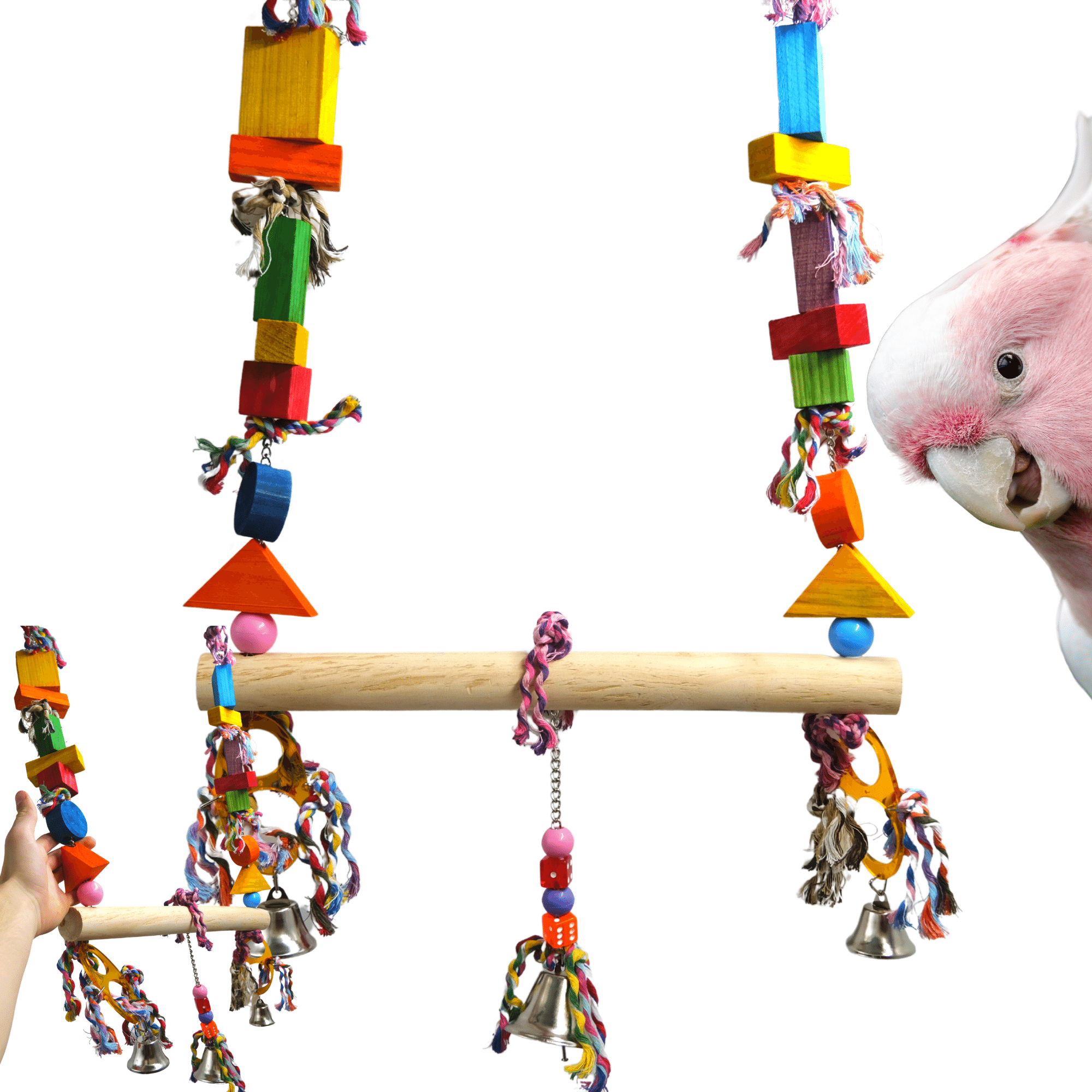 2160 Medium Spindle Swing - Bonka Bird Toys