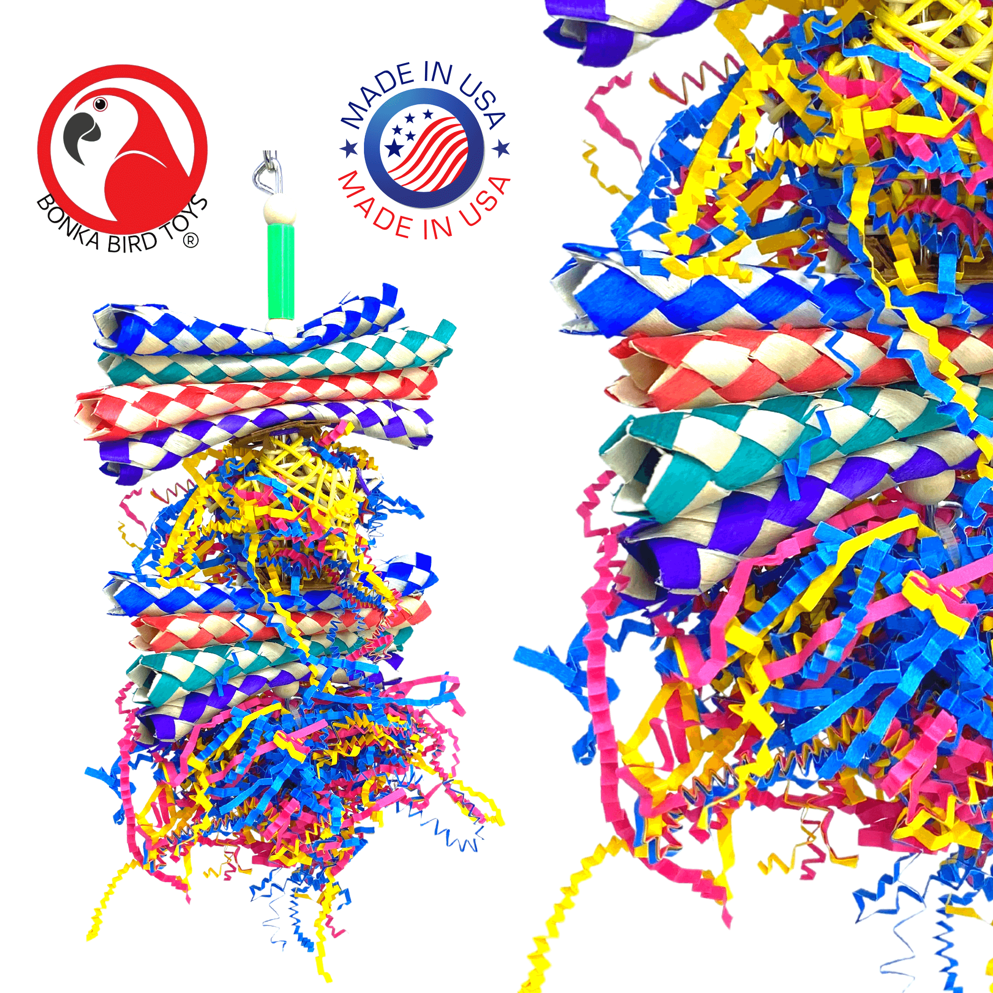 1040 Foraging Star Shred - Bonka Bird Toys