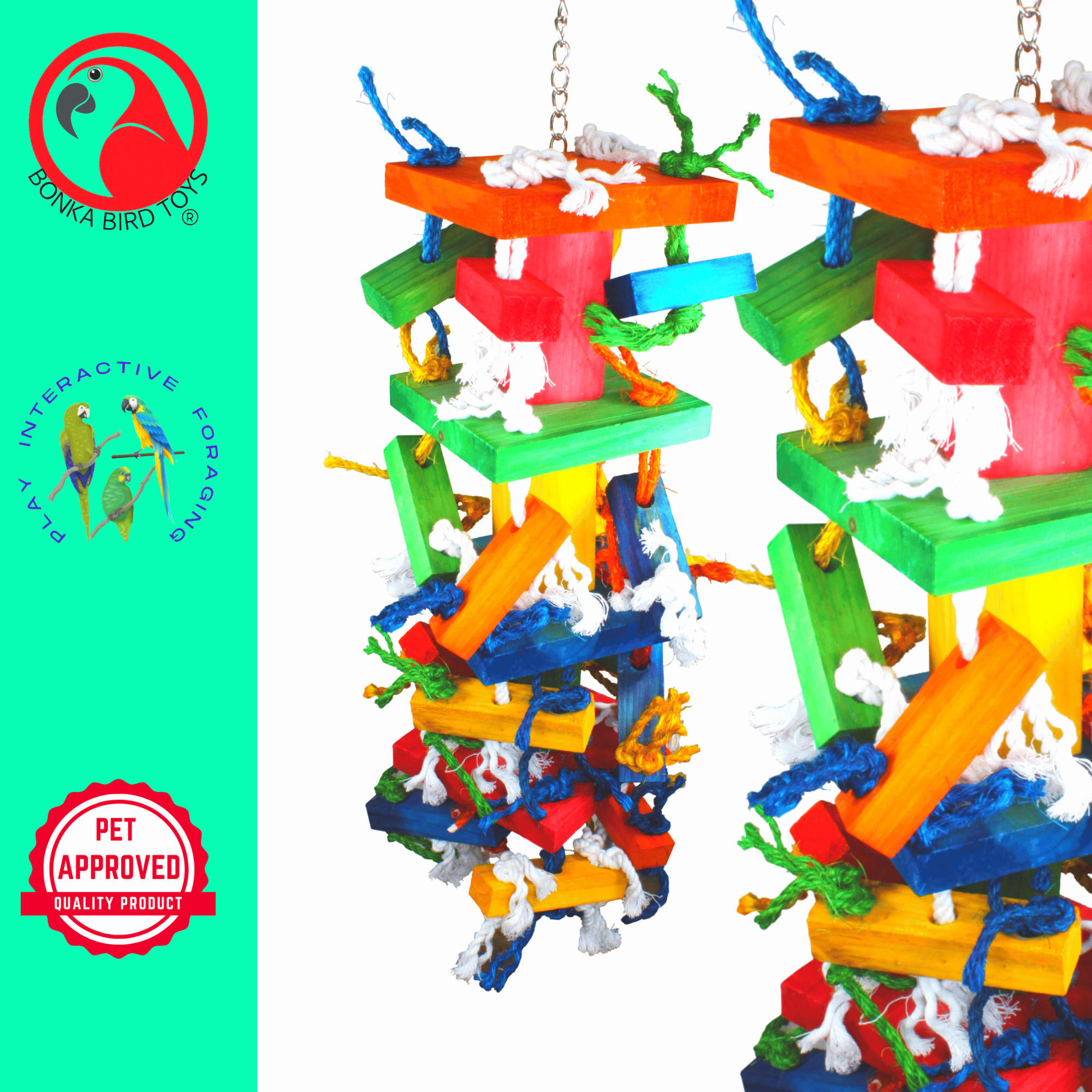 3705 Xtra Large Block Tower - Bonka Bird Toys