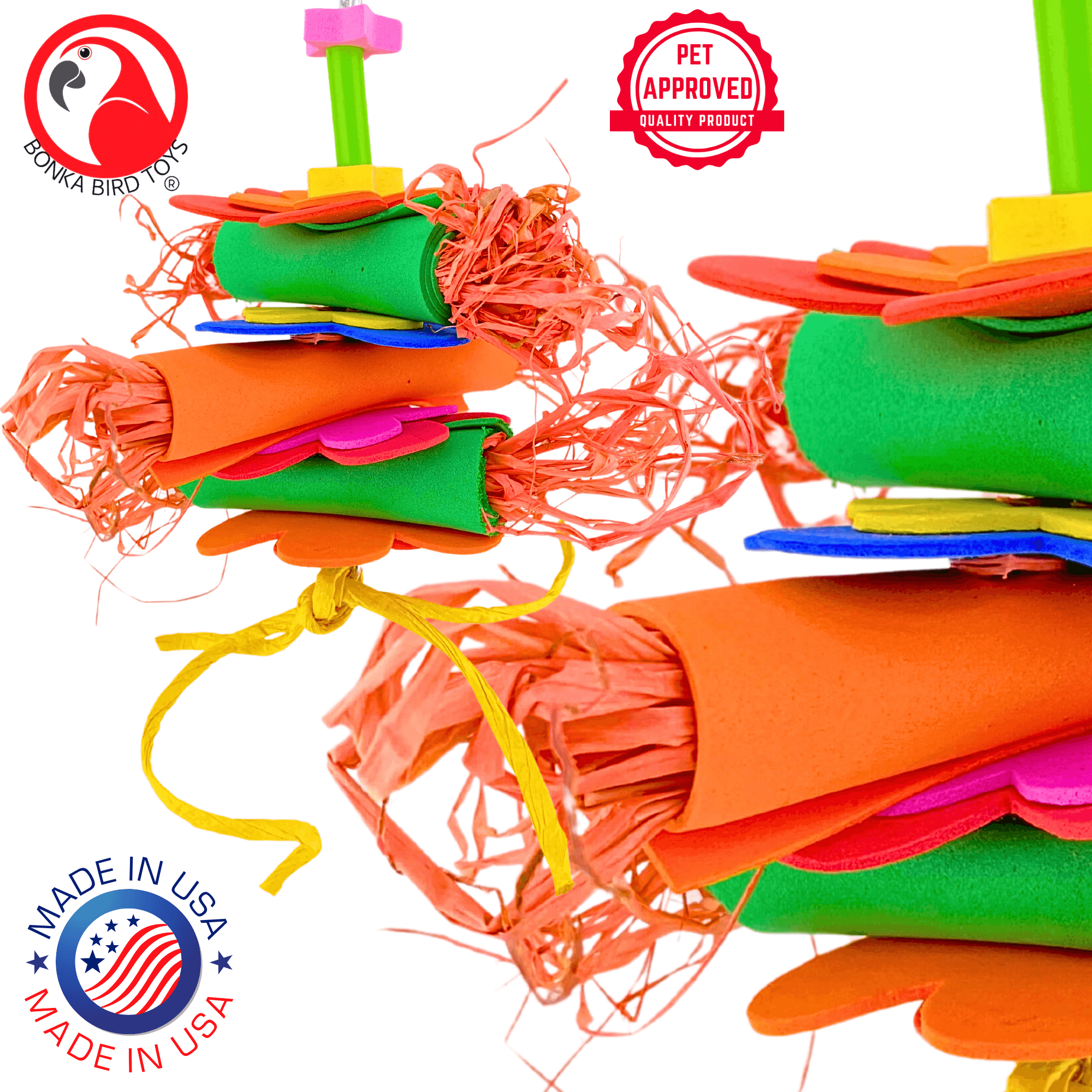 1102 Small Foam Roller - Bonka Bird Toys