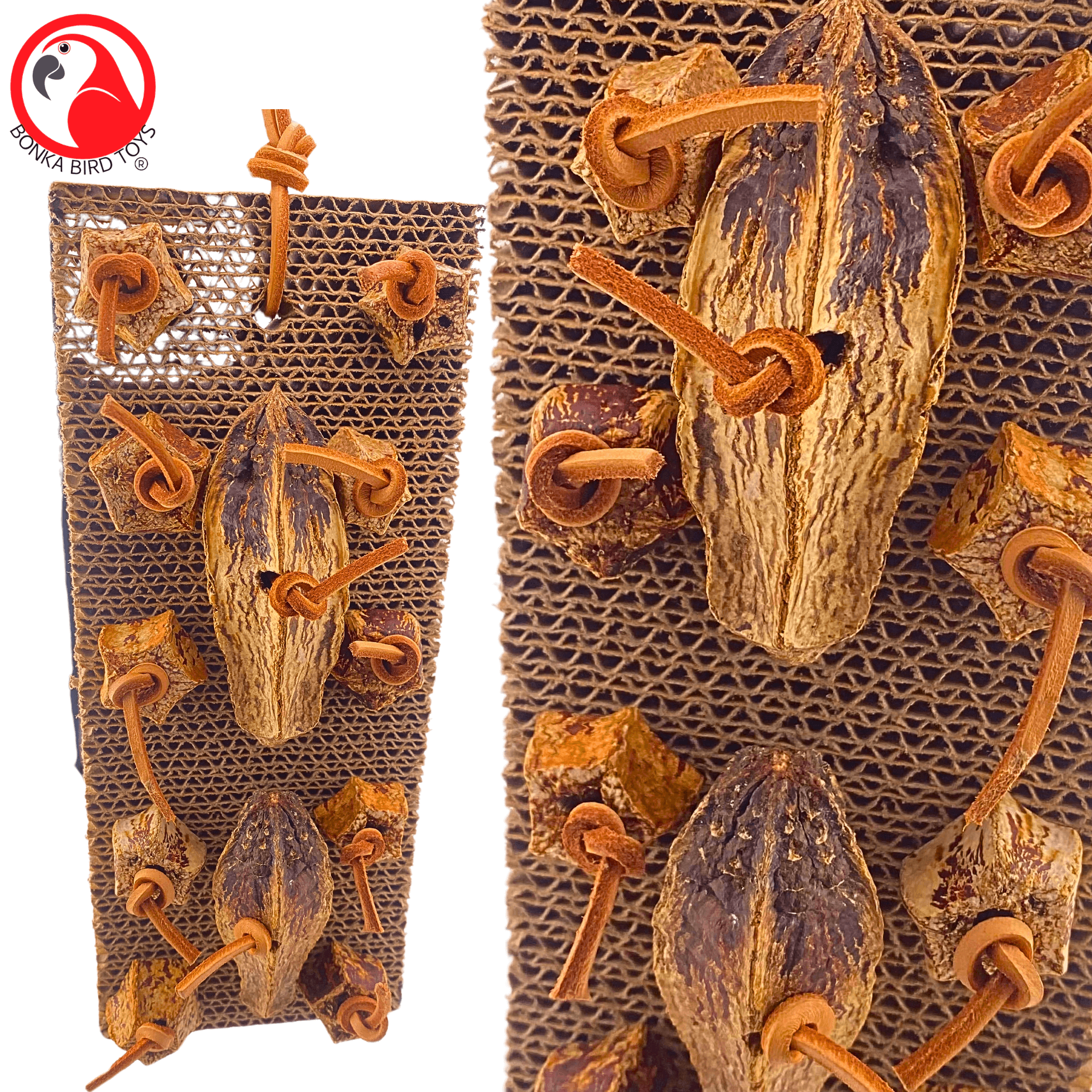 1423 Mahogany Munch Board - Bonka Bird Toys