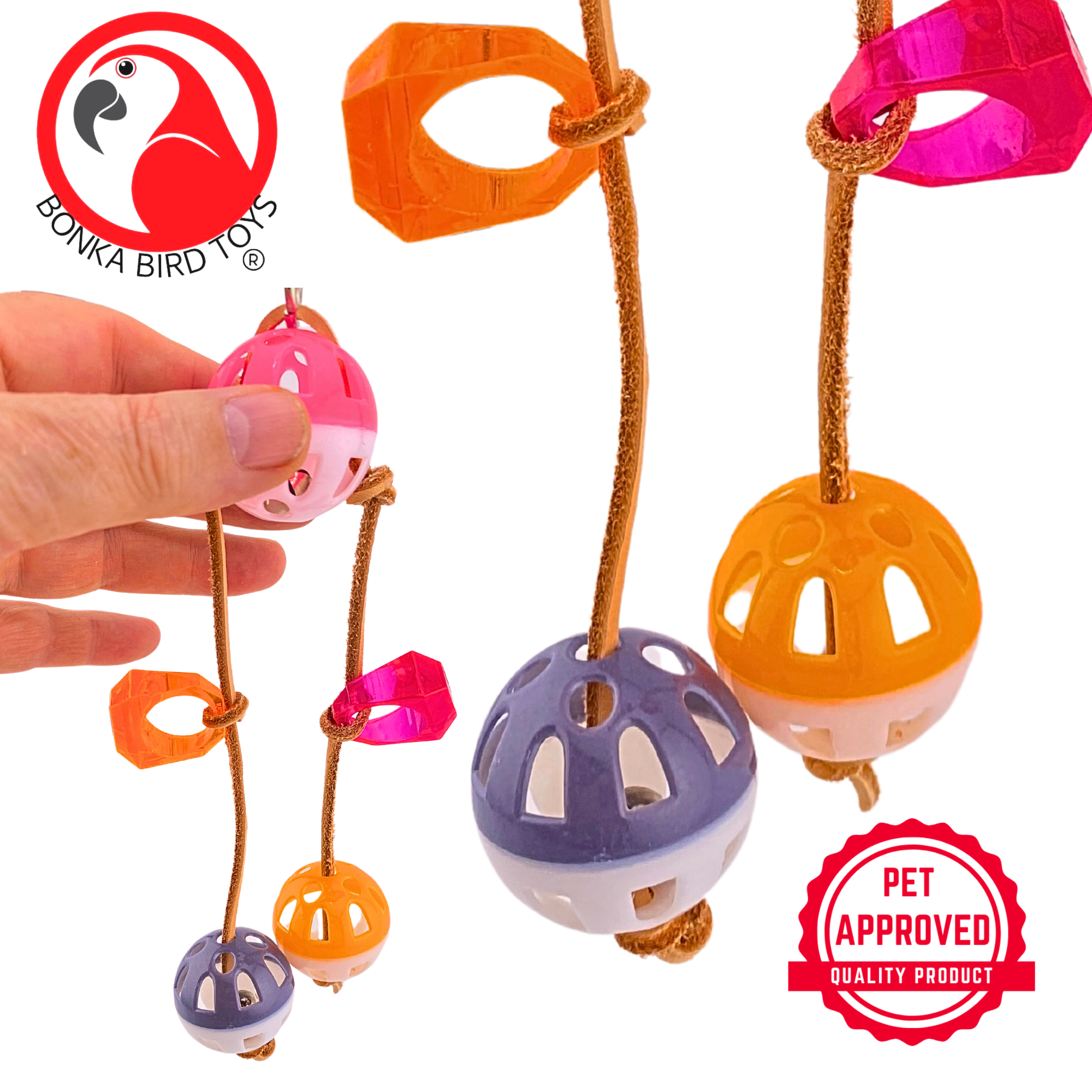 3724 Triple Jingle Ball On Sale! - Bonka Bird Toys