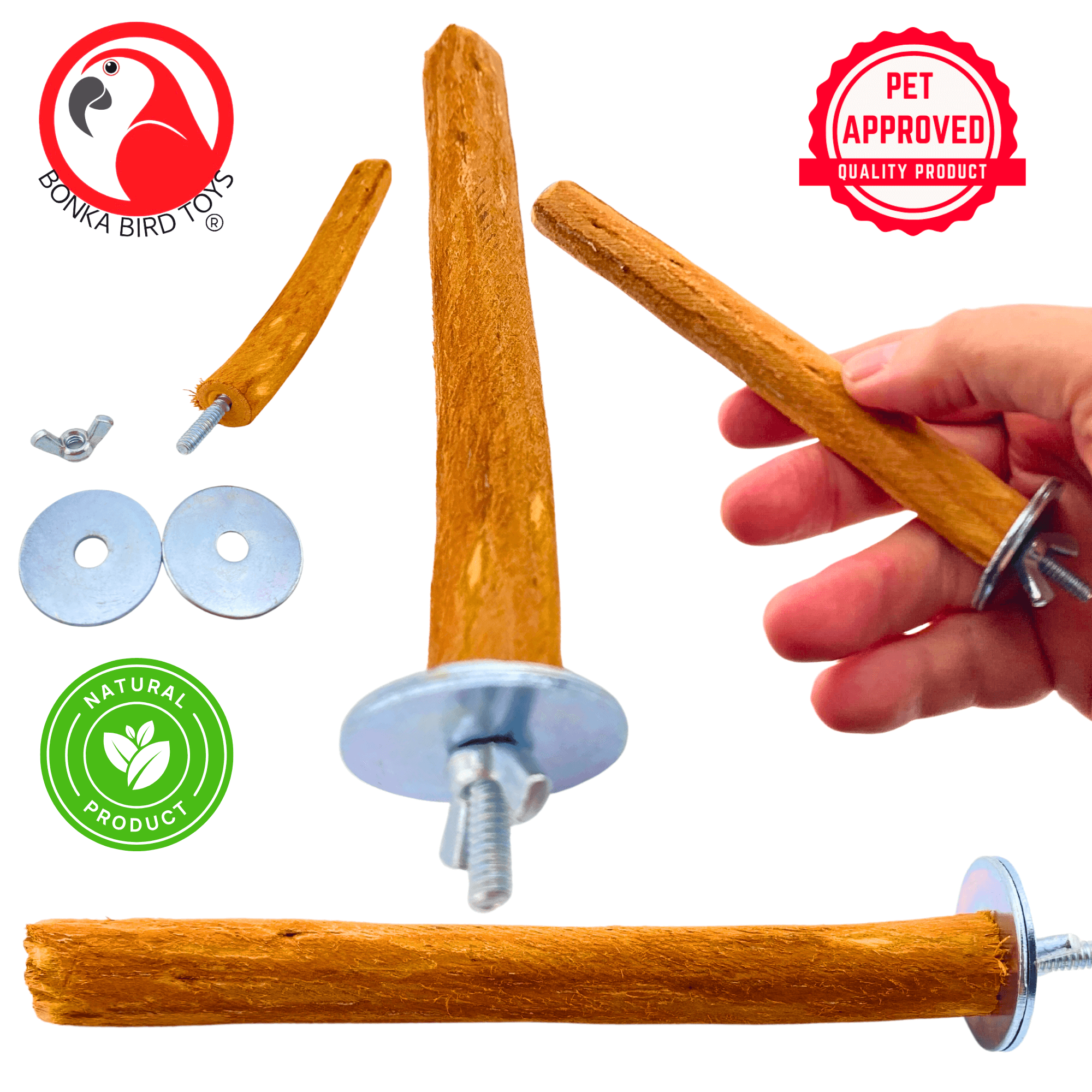 2984 Small Dragonwood Perch - Bonka Bird Toys