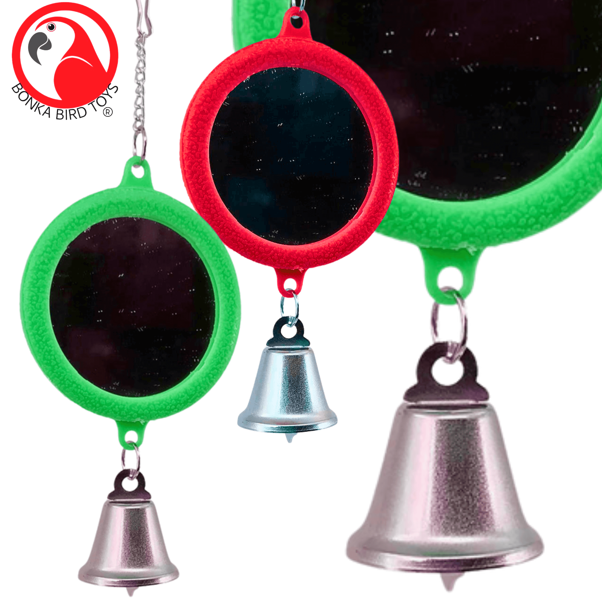 36413 Small Round Mirror - Bonka Bird Toys