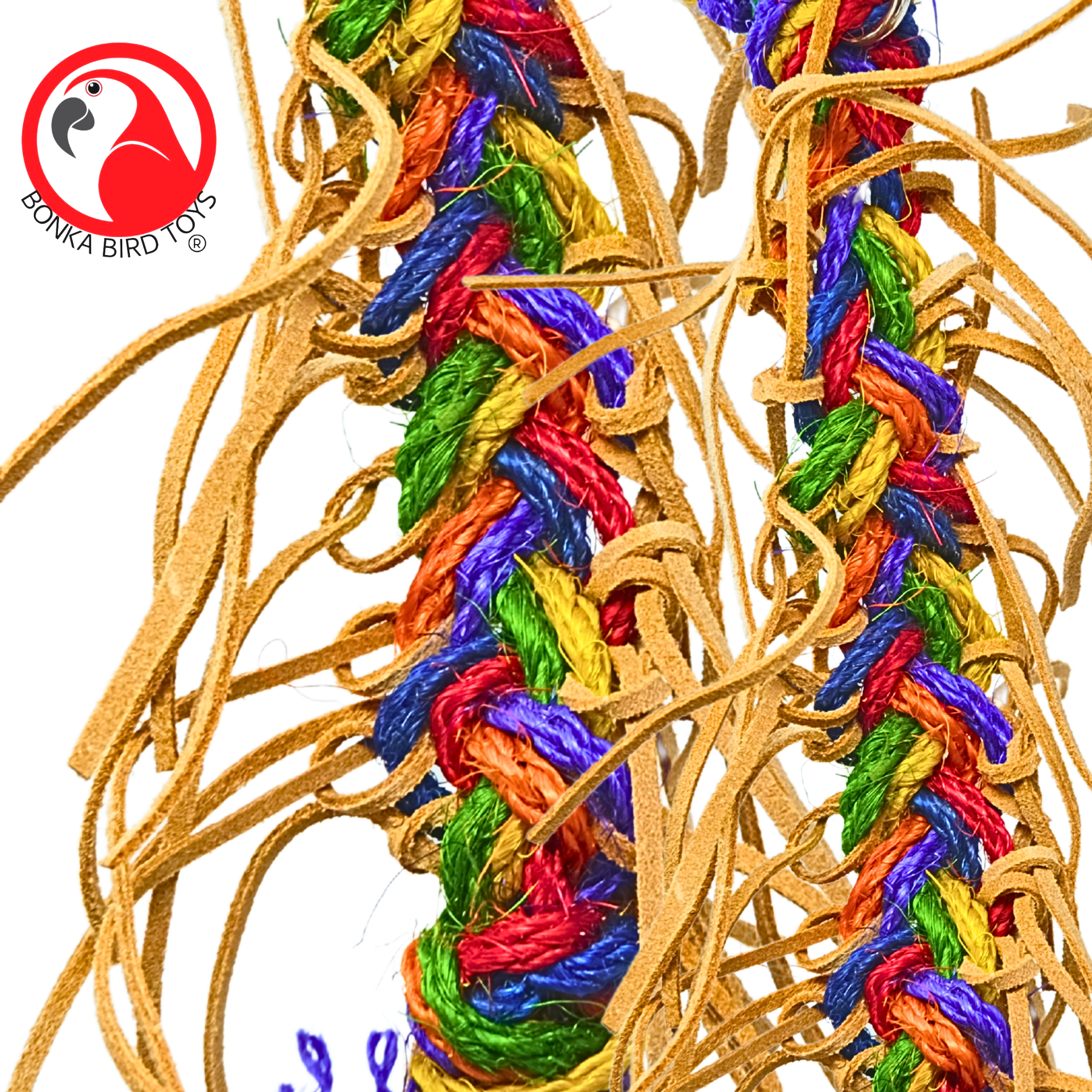 2629 Large Leather Braid - Bonka Bird Toys