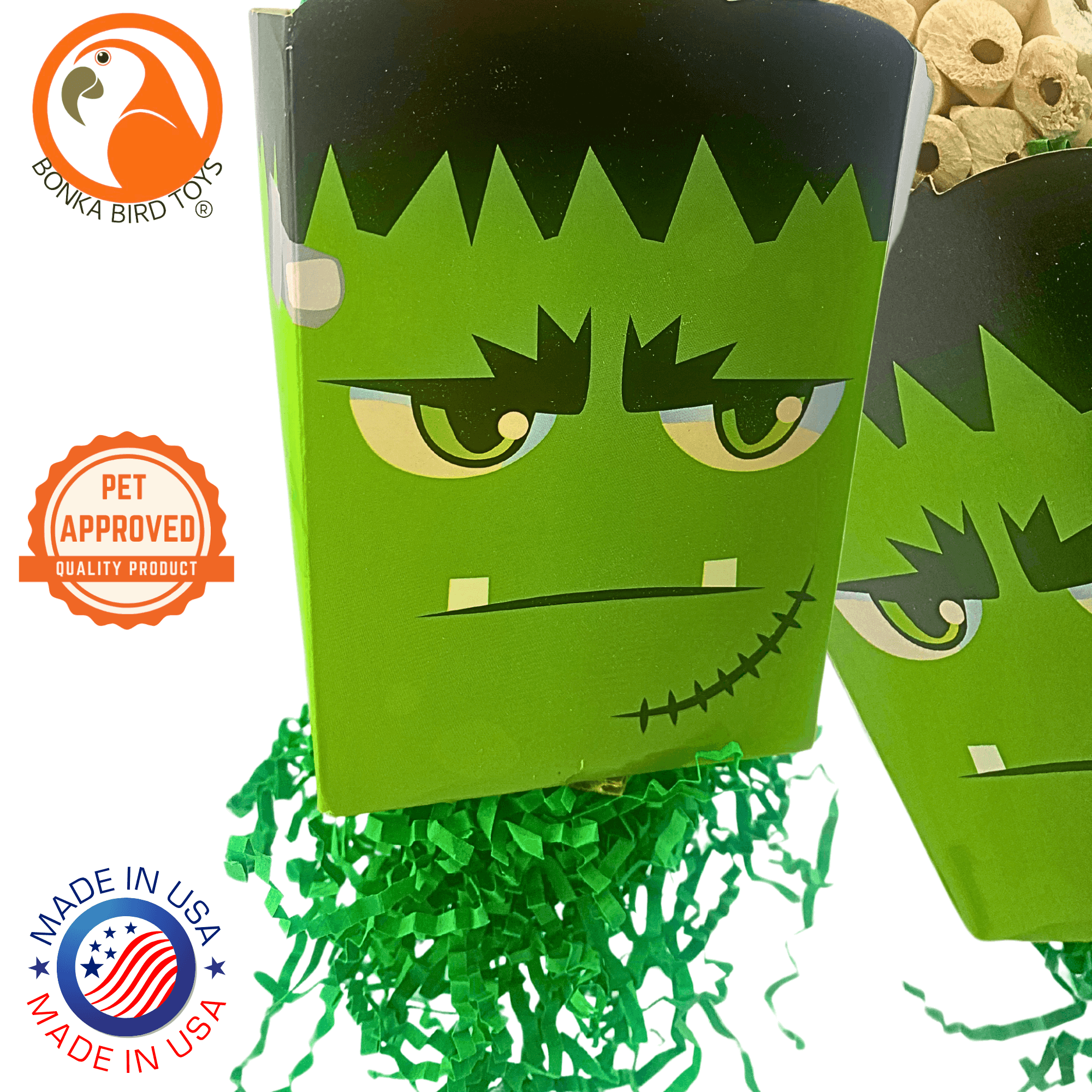 2685 Halloween Frankenstein Box - Bonka Bird Toys