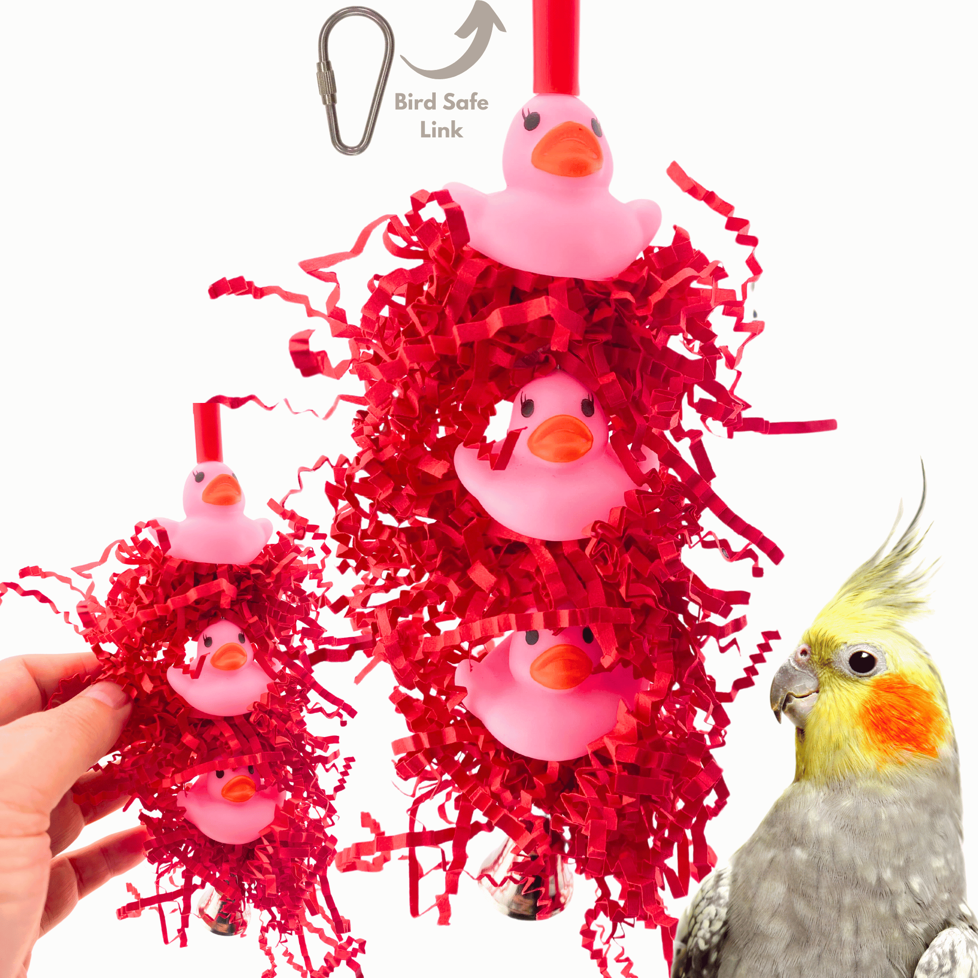 2957 Triple Pink Duck - Bonka Bird Toys