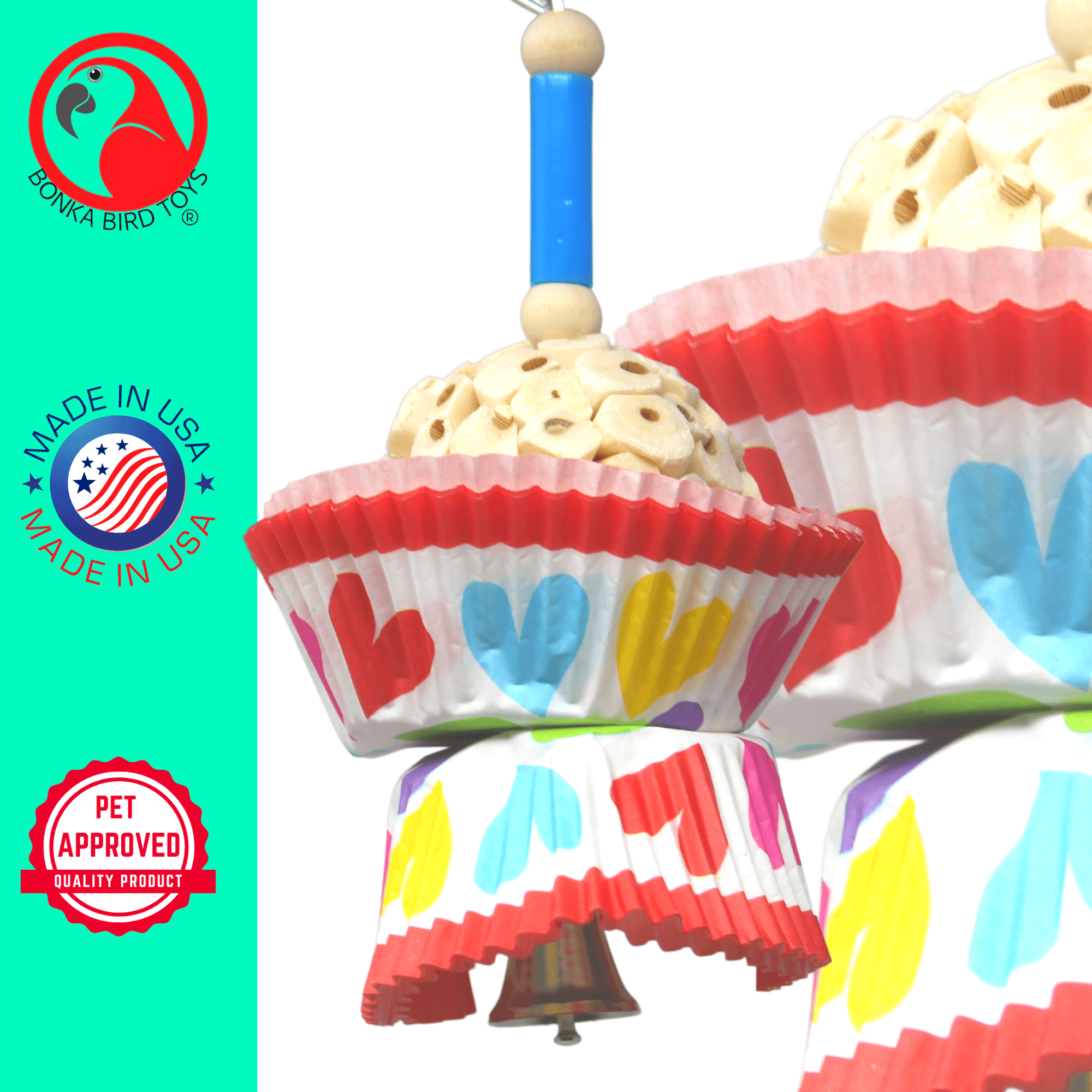 1925 Heart Cake - Bonka Bird Toys