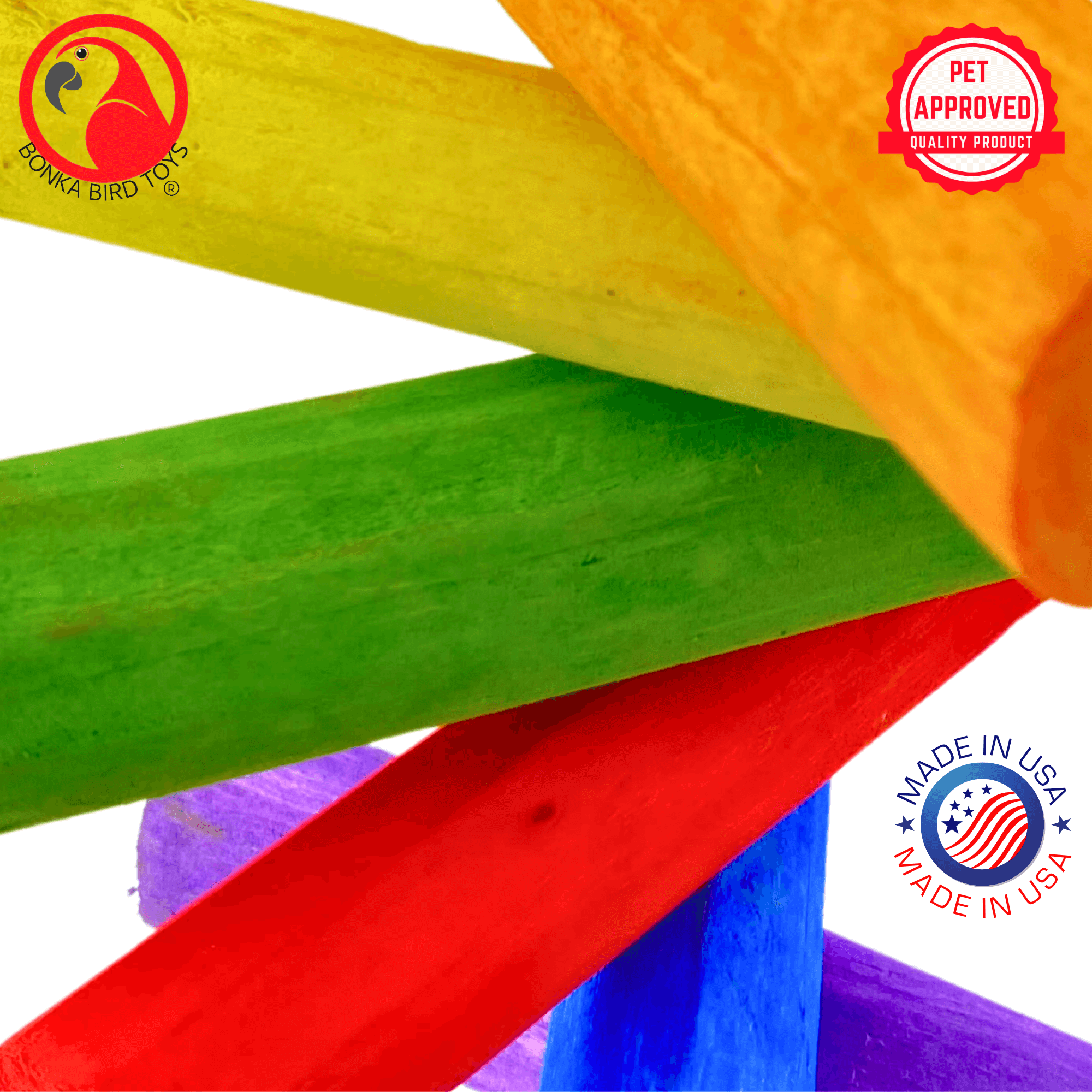 2036 Rainbow Sola - Bonka Bird Toys