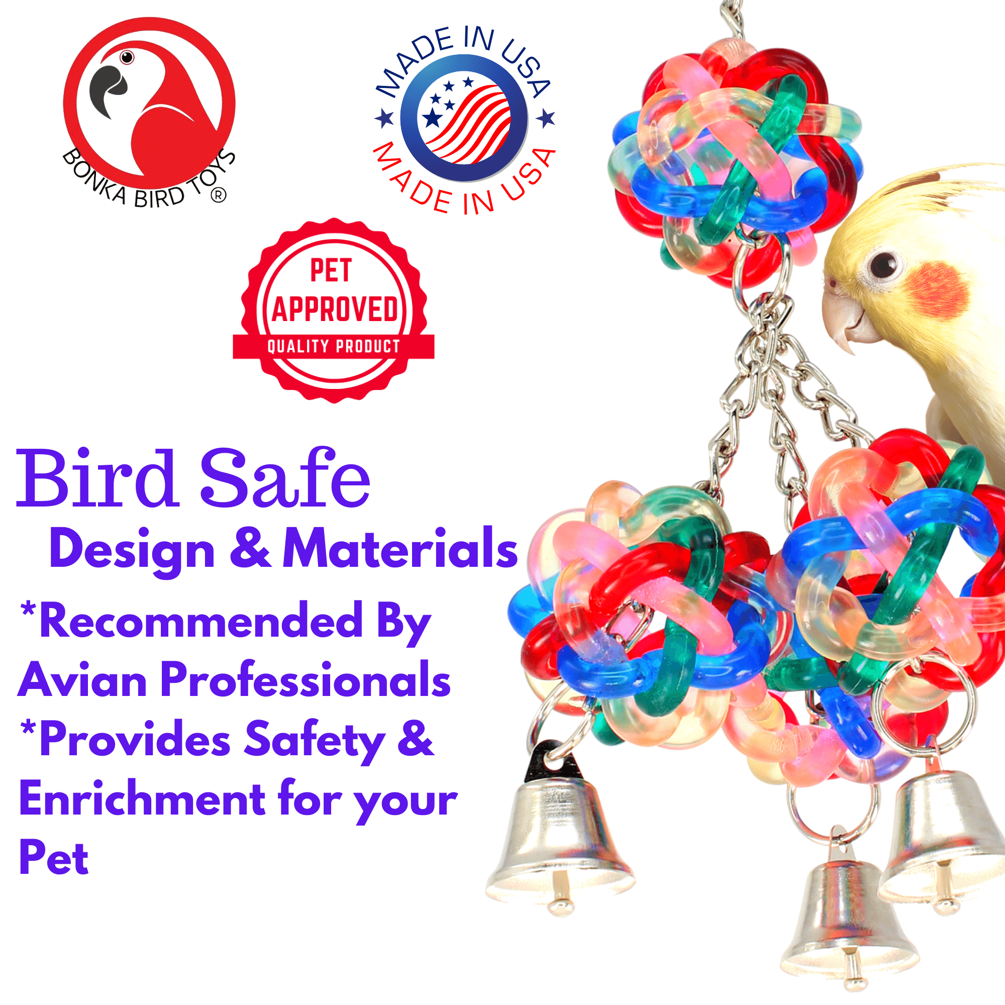 1944 Wibbly Ringer - Bonka Bird Toys