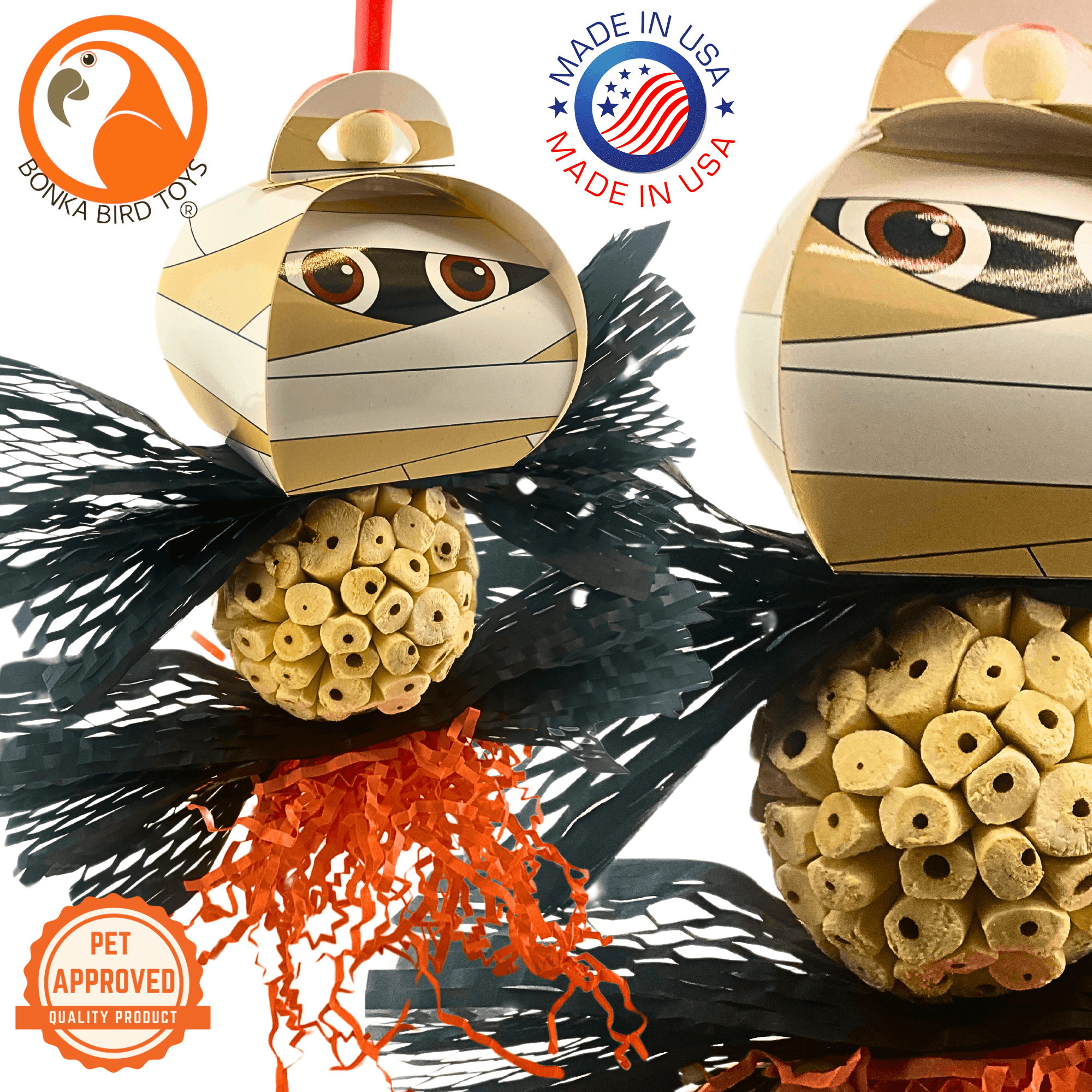 2718 Spooky Halloween Mummy - Bonka Bird Toys