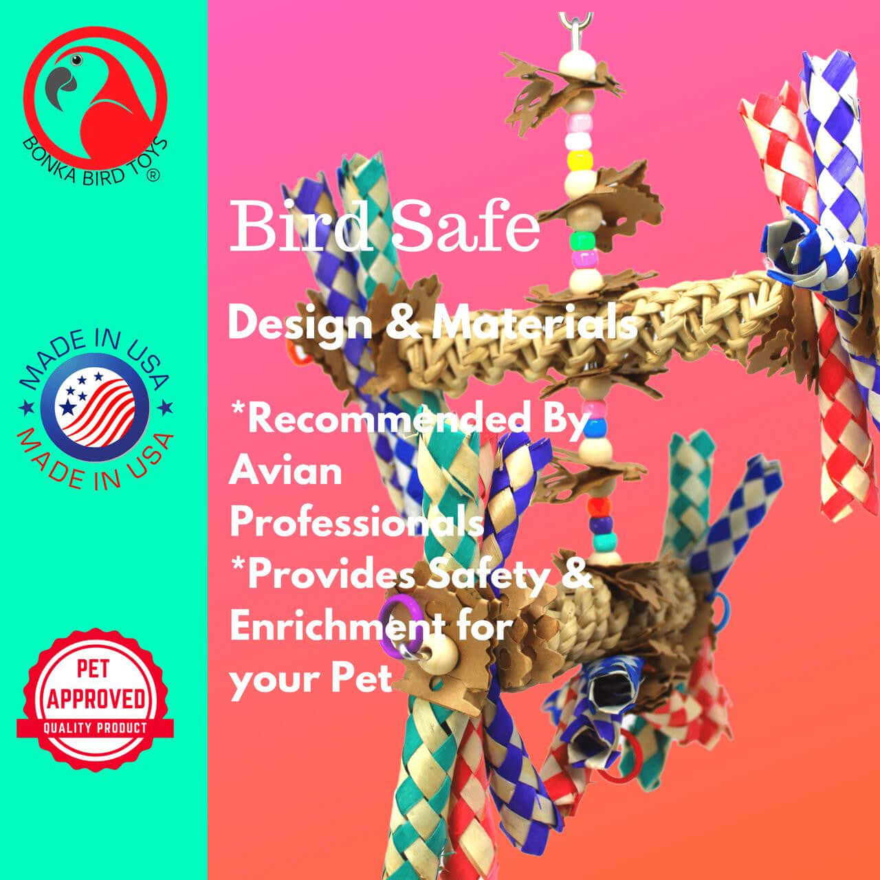 1241 Double Helix - Bonka Bird Toys