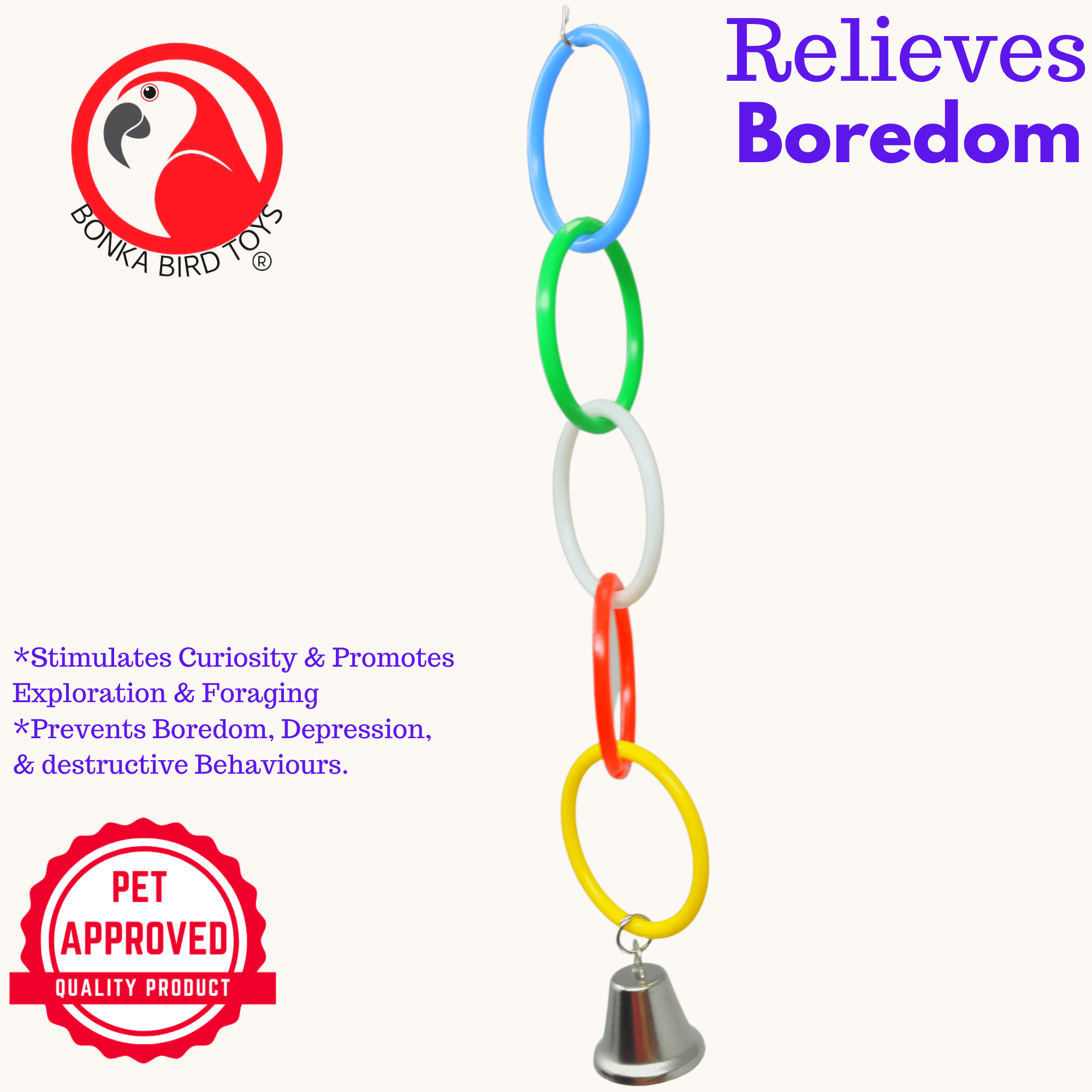 36459 Rings BOGO BUNDLE BUY ONE GET ONE FREE! - Bonka Bird Toys