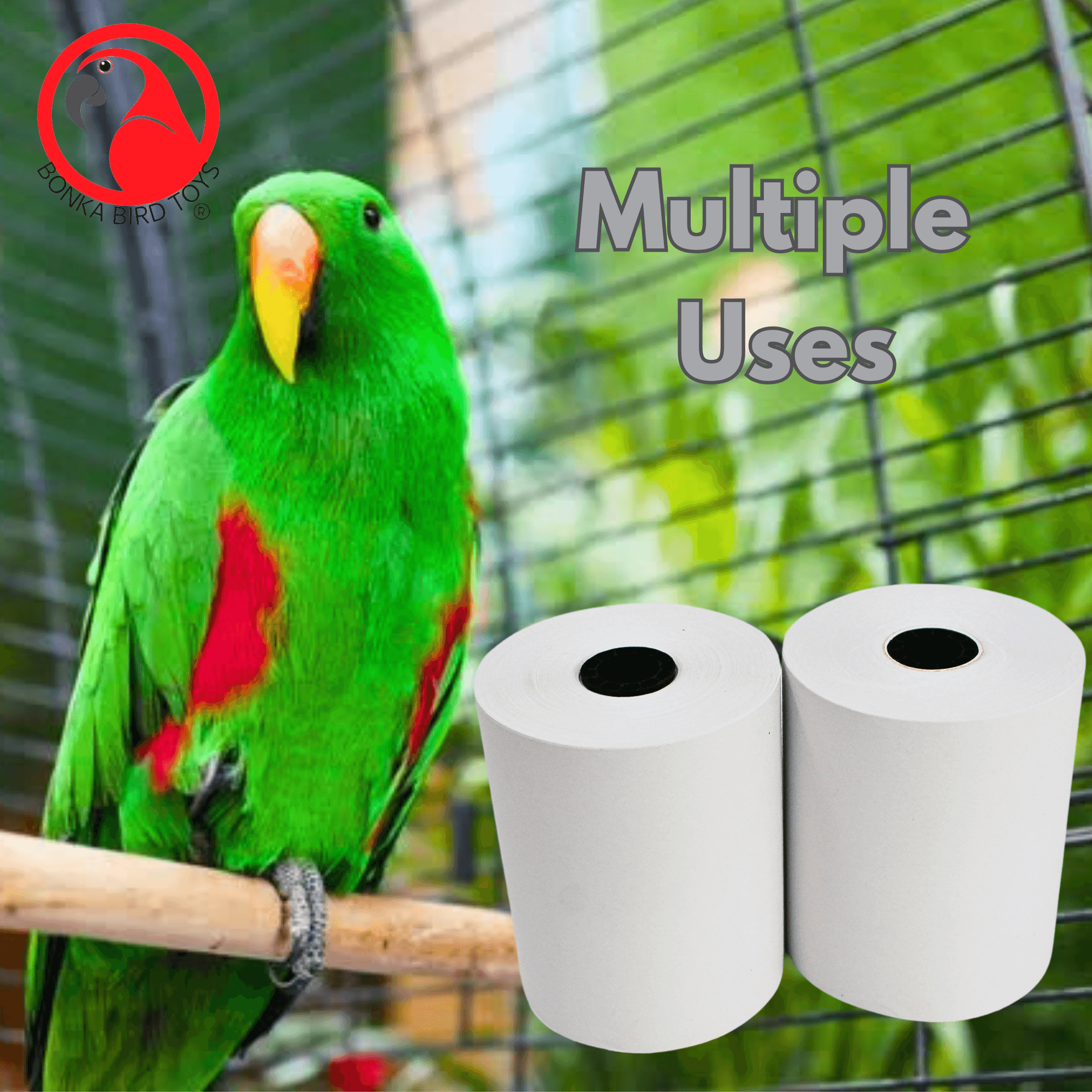 3135 2pk Large Shredmaster Refill 0037 - Bonka Bird Toys