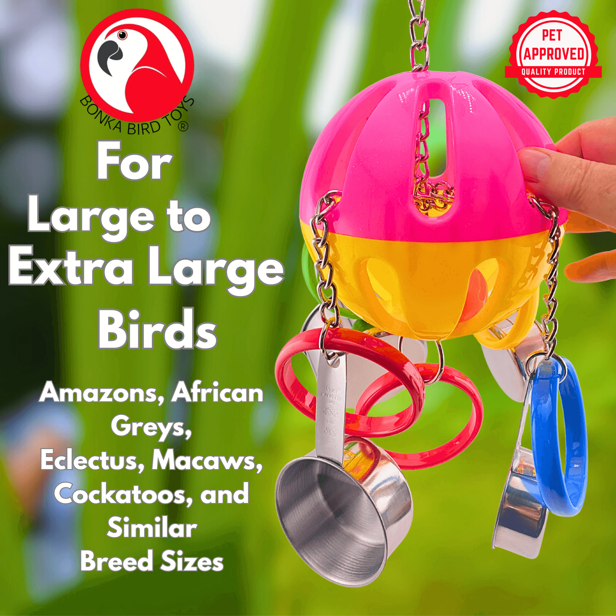 2092 Huge Tuff Pot - Bonka Bird Toys