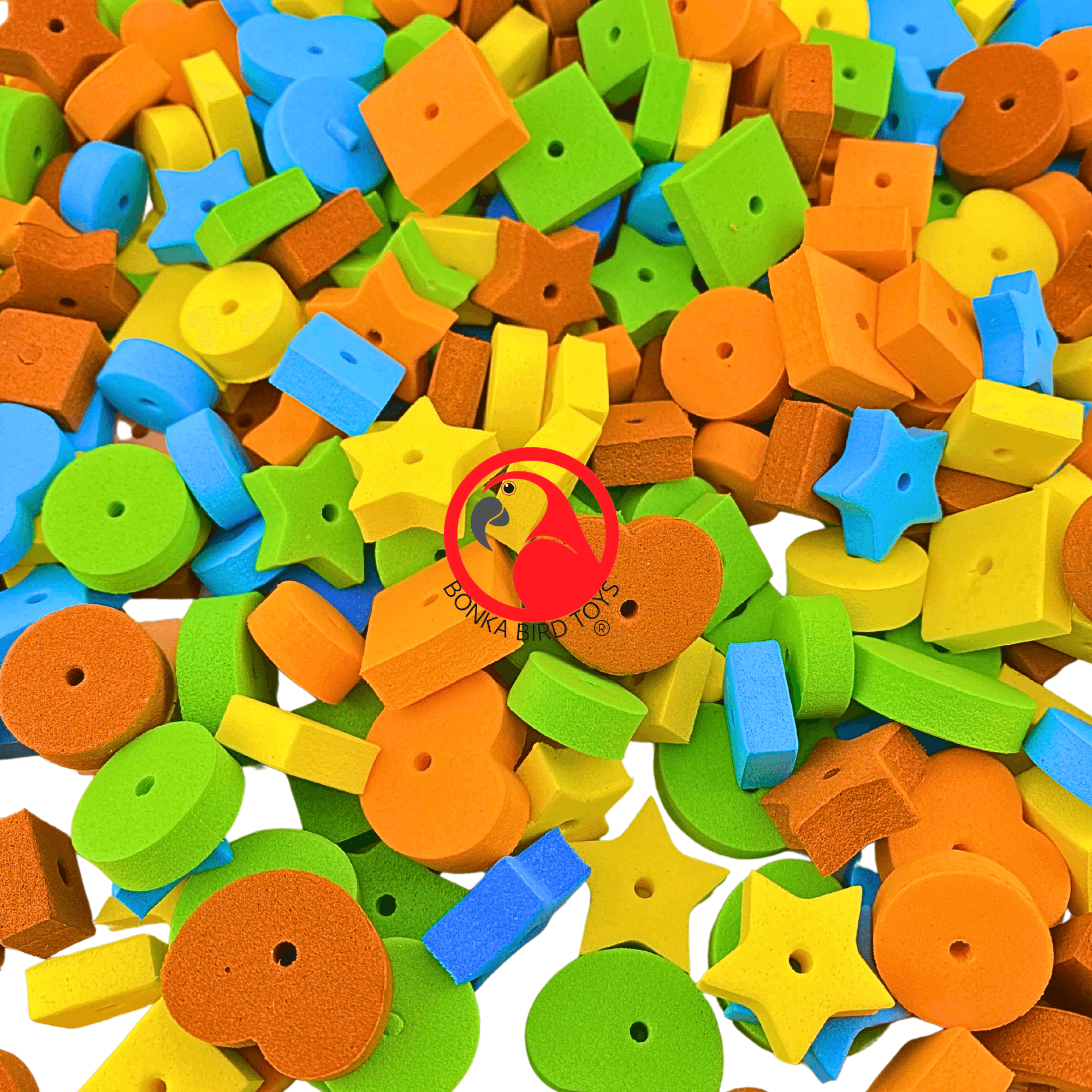 1695 Pack of 400 Foam Beads - Bonka Bird Toys