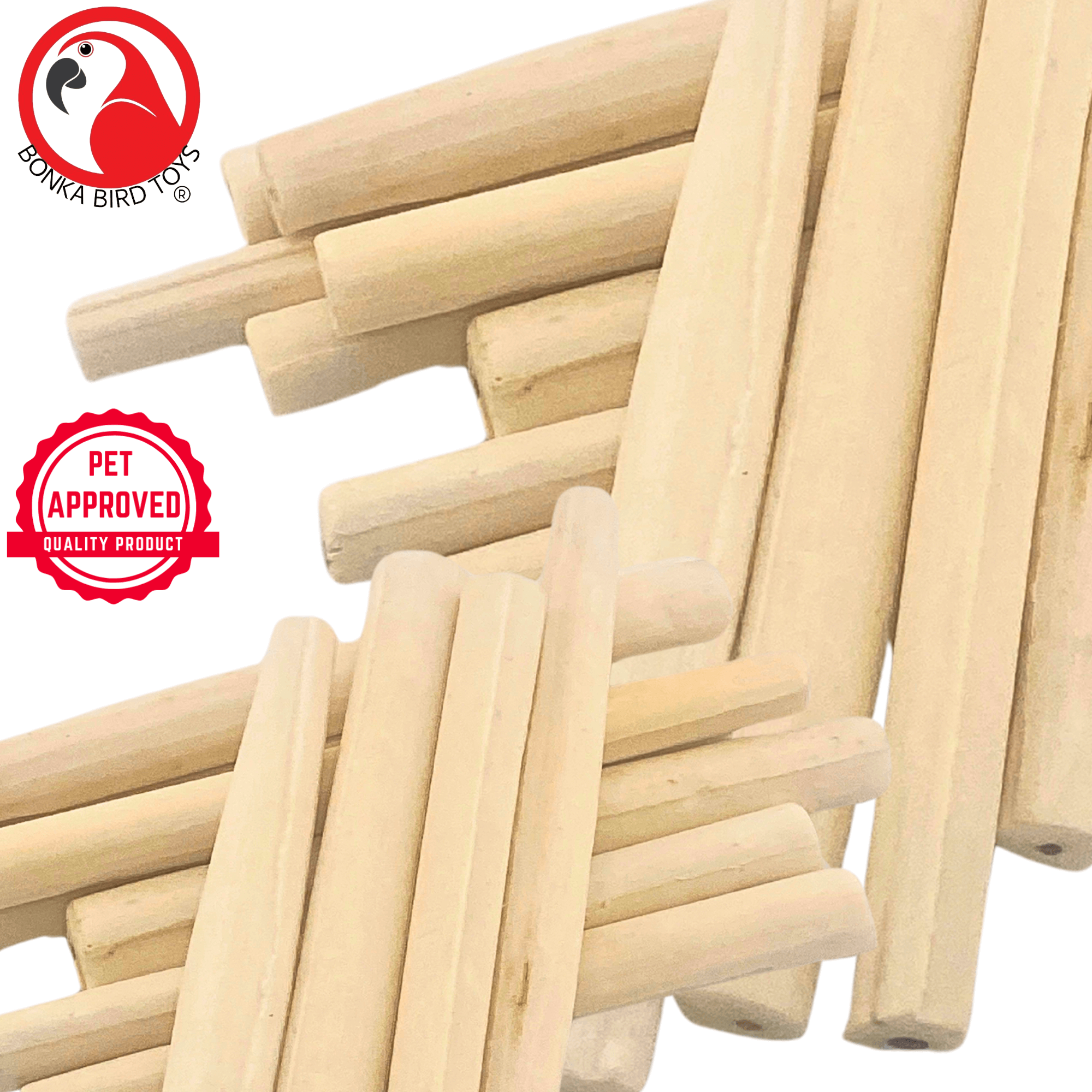 2637 Pk12 Thin Natural Sola Sticks - Bonka Bird Toys