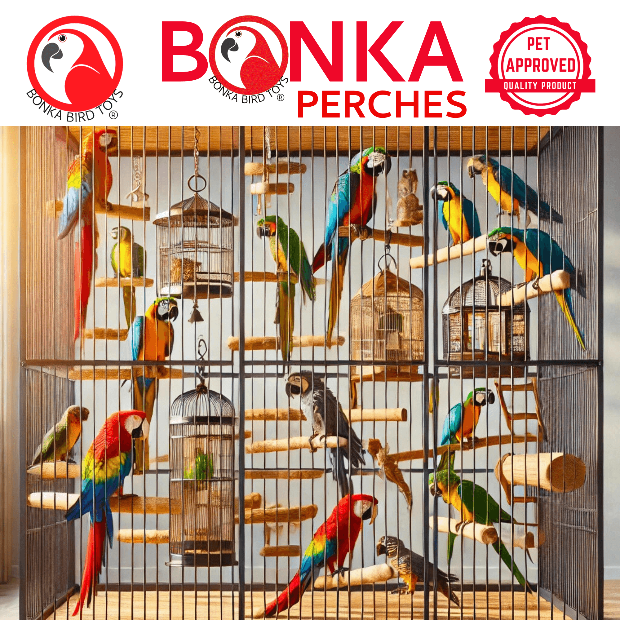 3651 Dragonwood Perch - Bonka Bird Toys