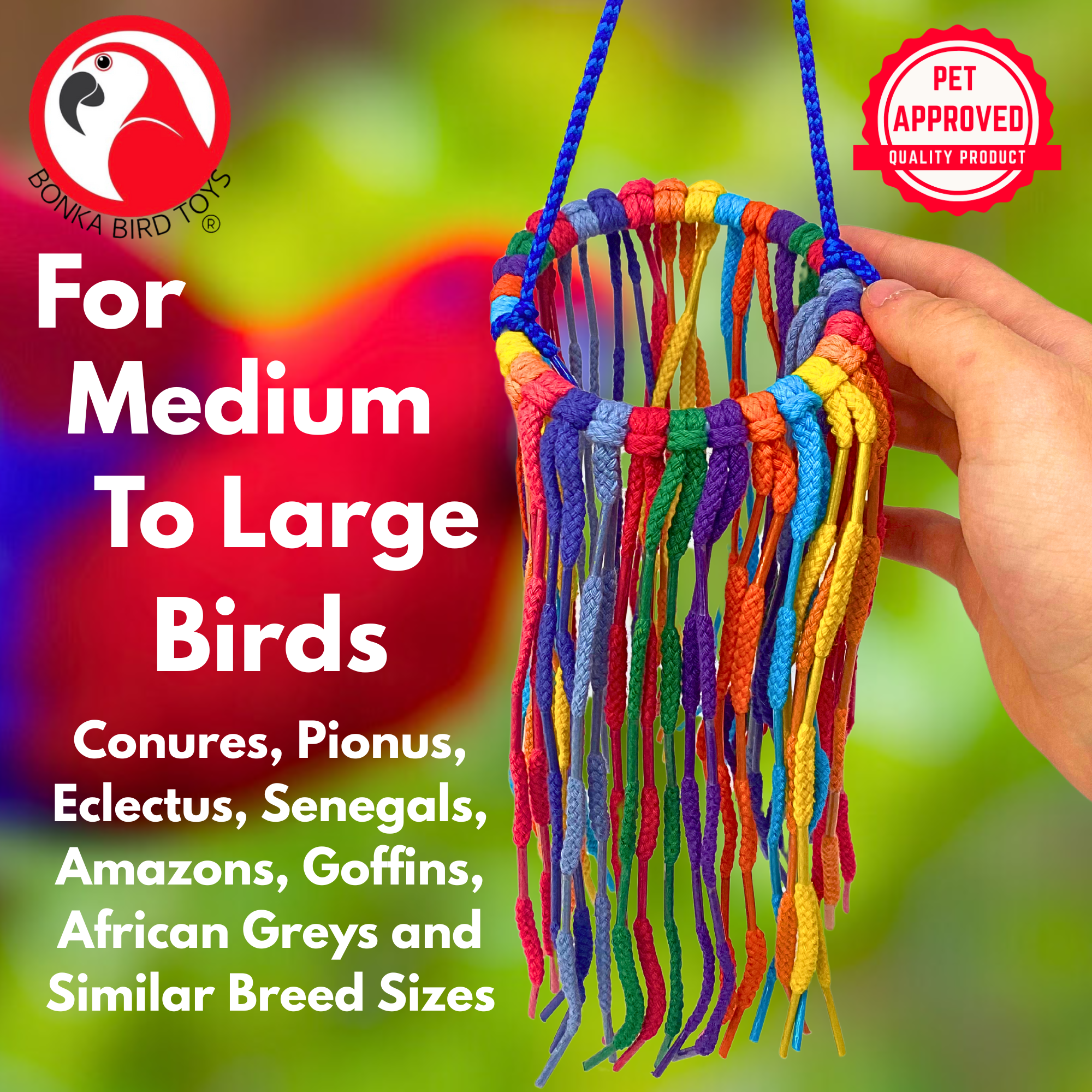 51213 Large Aglet Heaven - Bonka Bird Toys