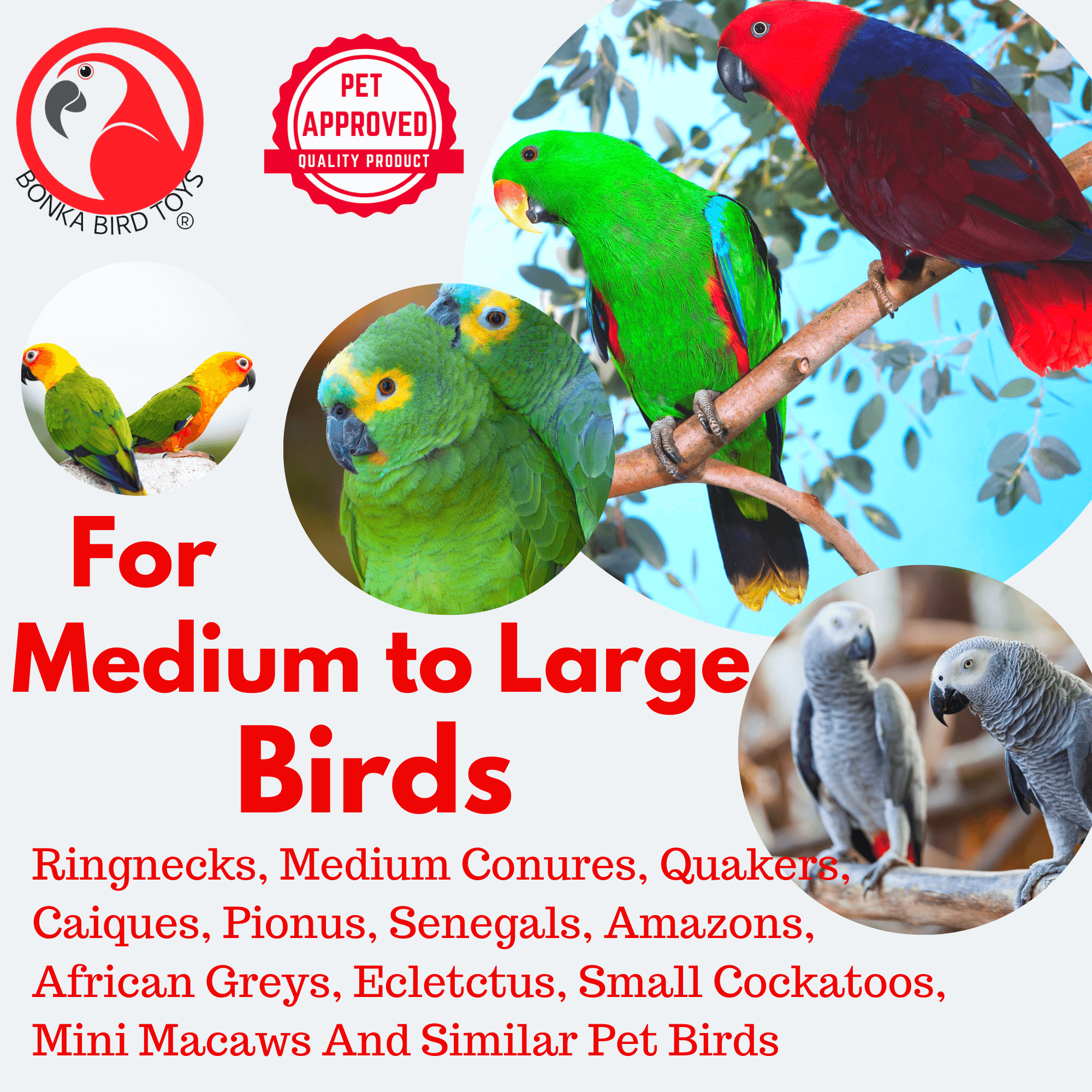 2672 Large Sisal Rope Perch - Bonka Bird Toys