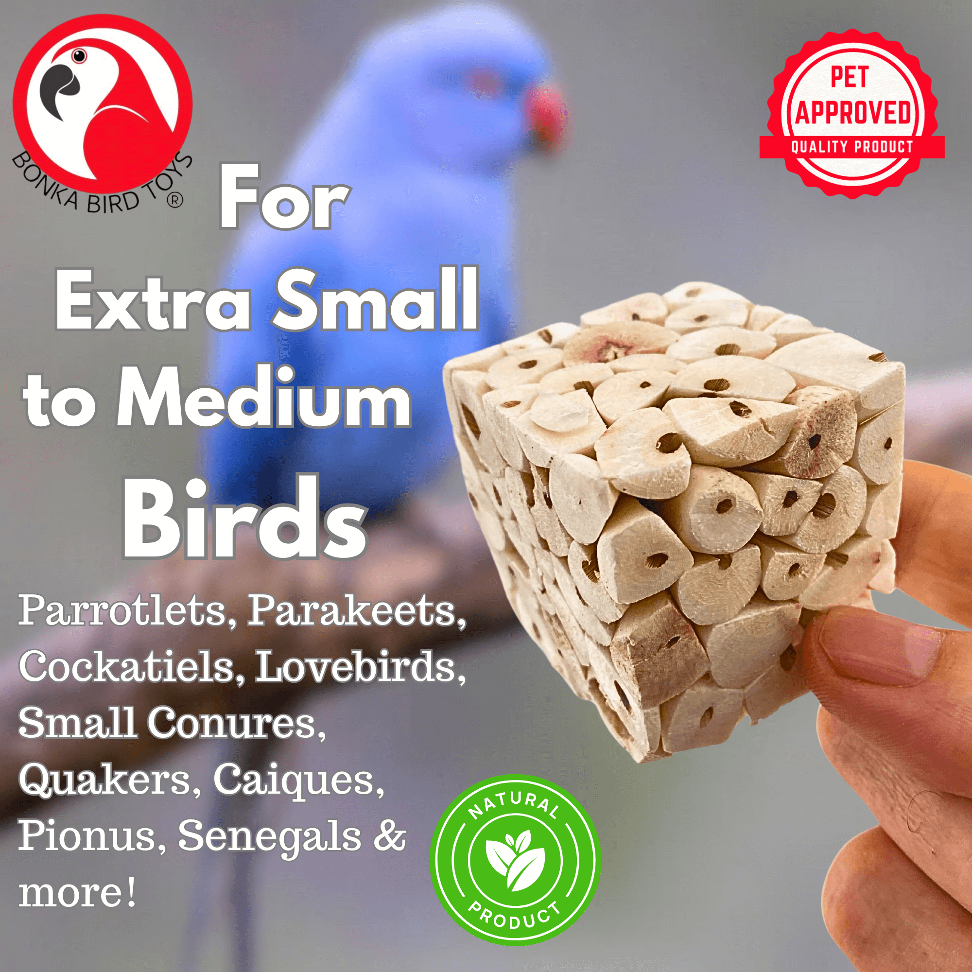 Small Sola Cubes - Bonka Bird Toys
