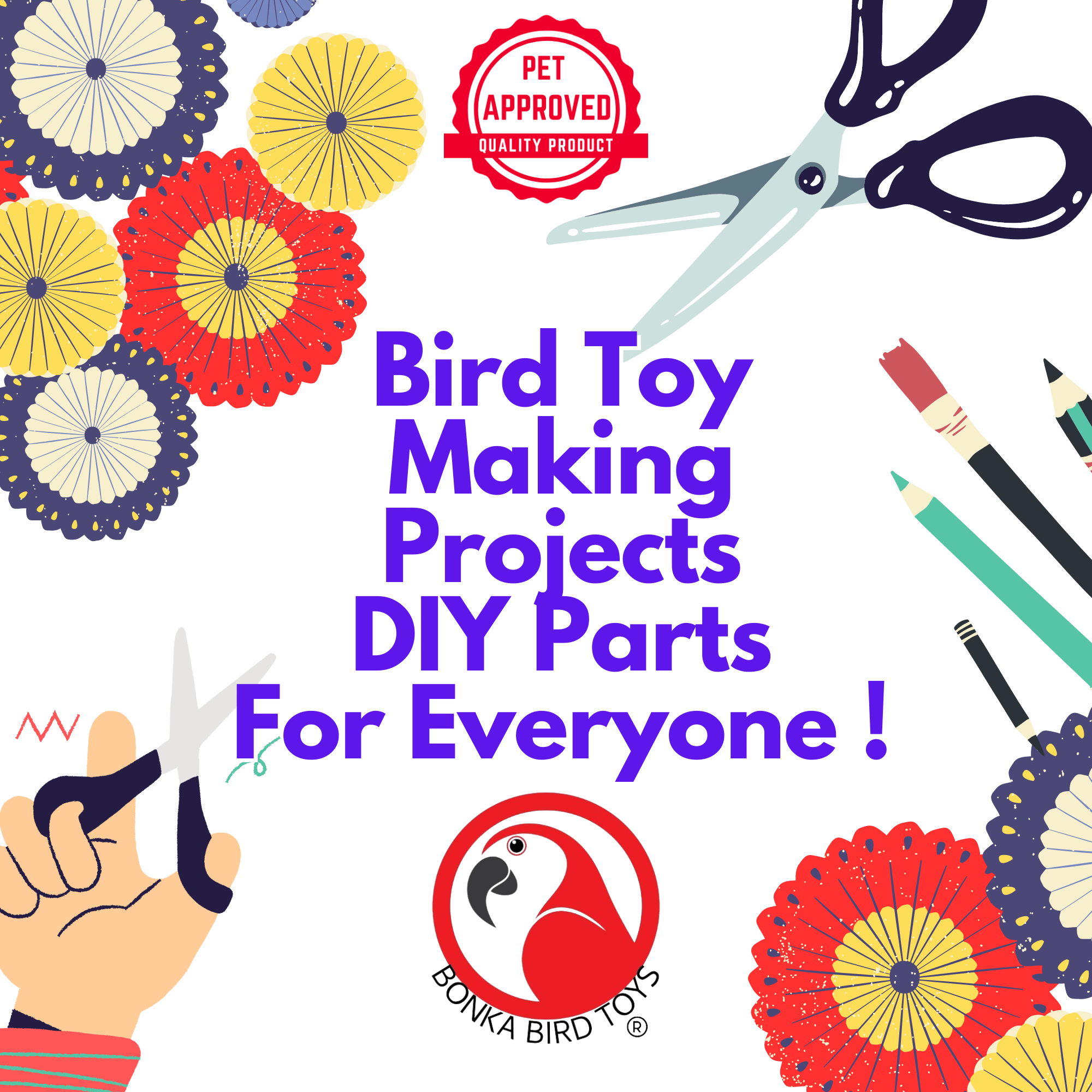 3410 Pk6 Drilled Mahogany Pods - Bonka Bird Toys