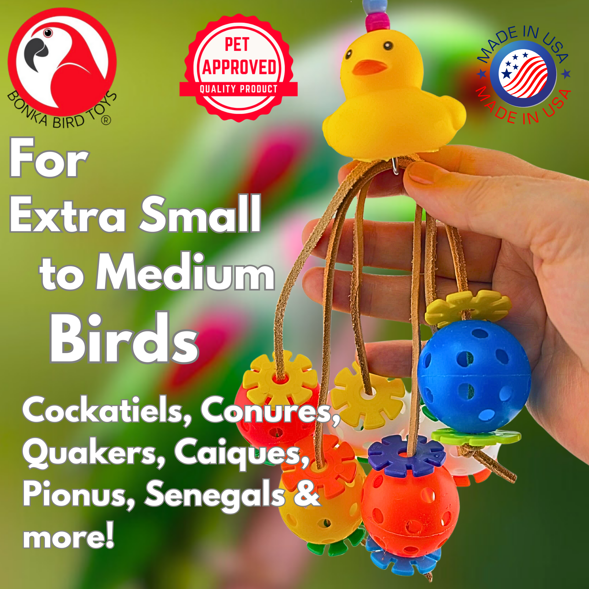 2325 Ducky Spyder - Bonka Bird Toys