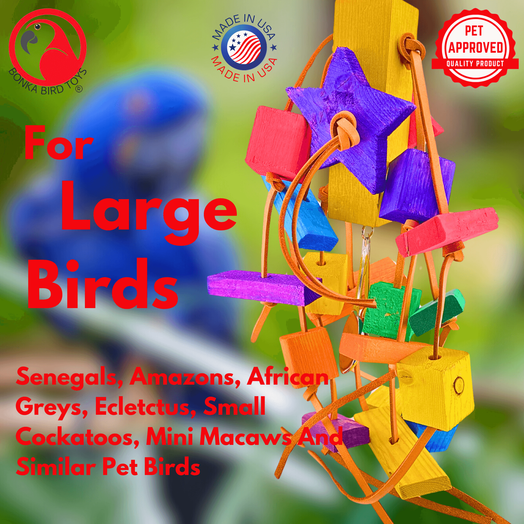 1432 Big Crunch - Bonka Bird Toys