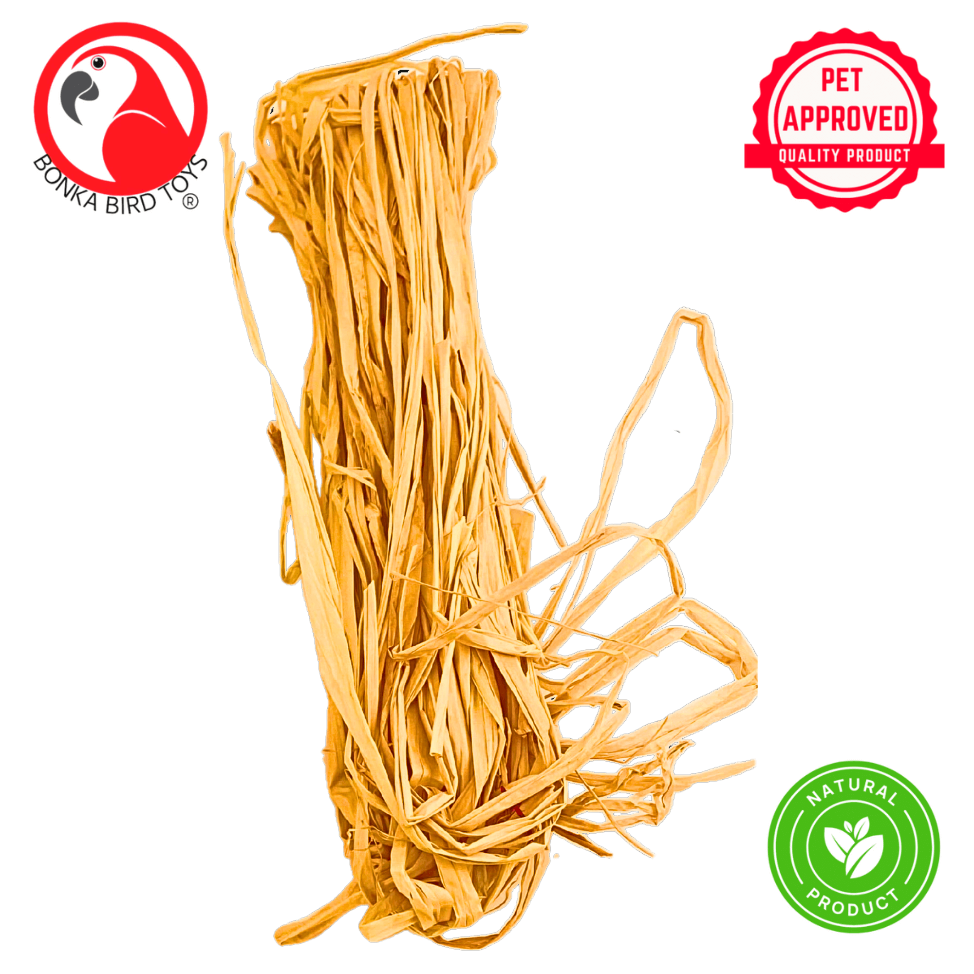 1153 Pk1 Raffia Bundle - Bonka Bird Toys