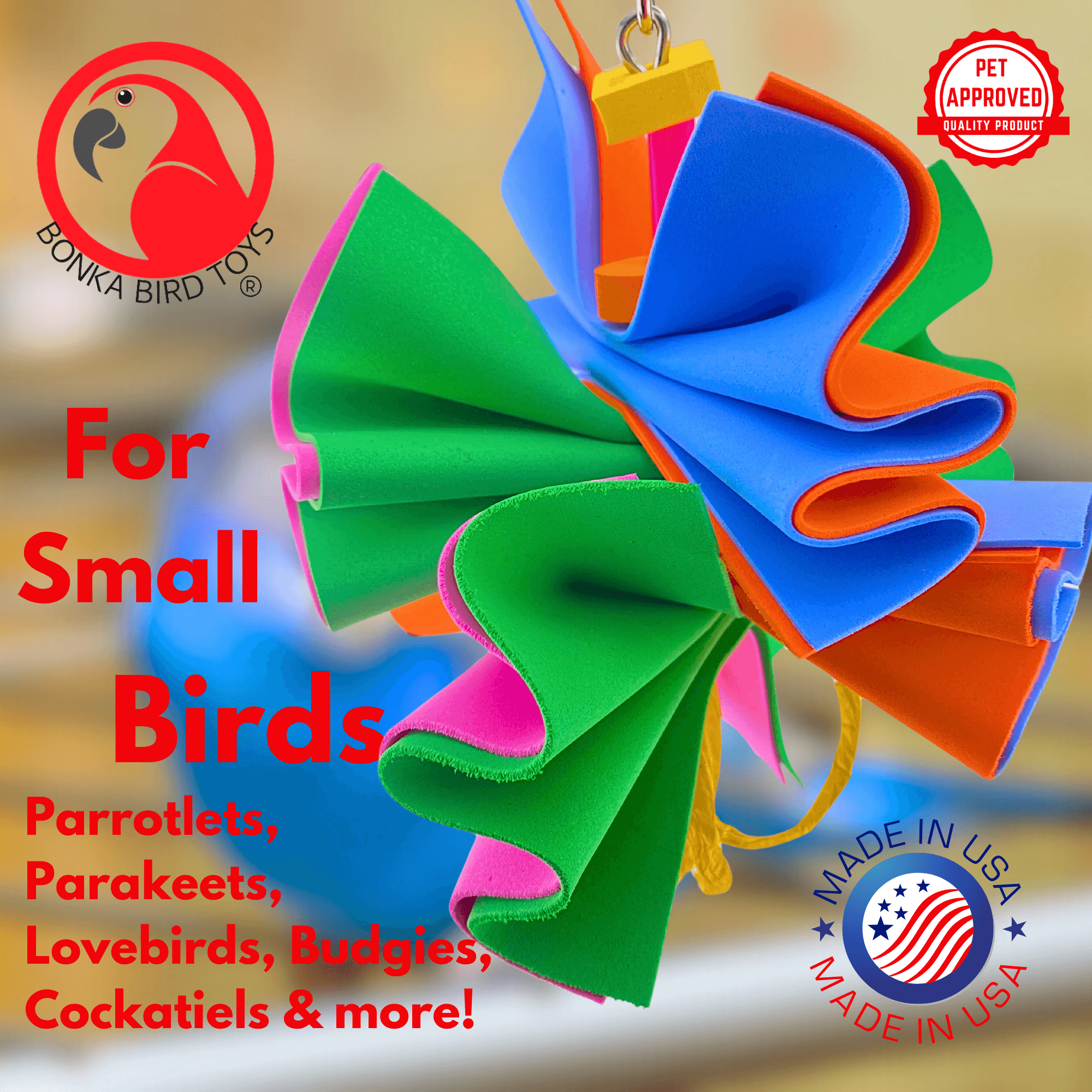 1438 Foamy Crush - Bonka Bird Toys