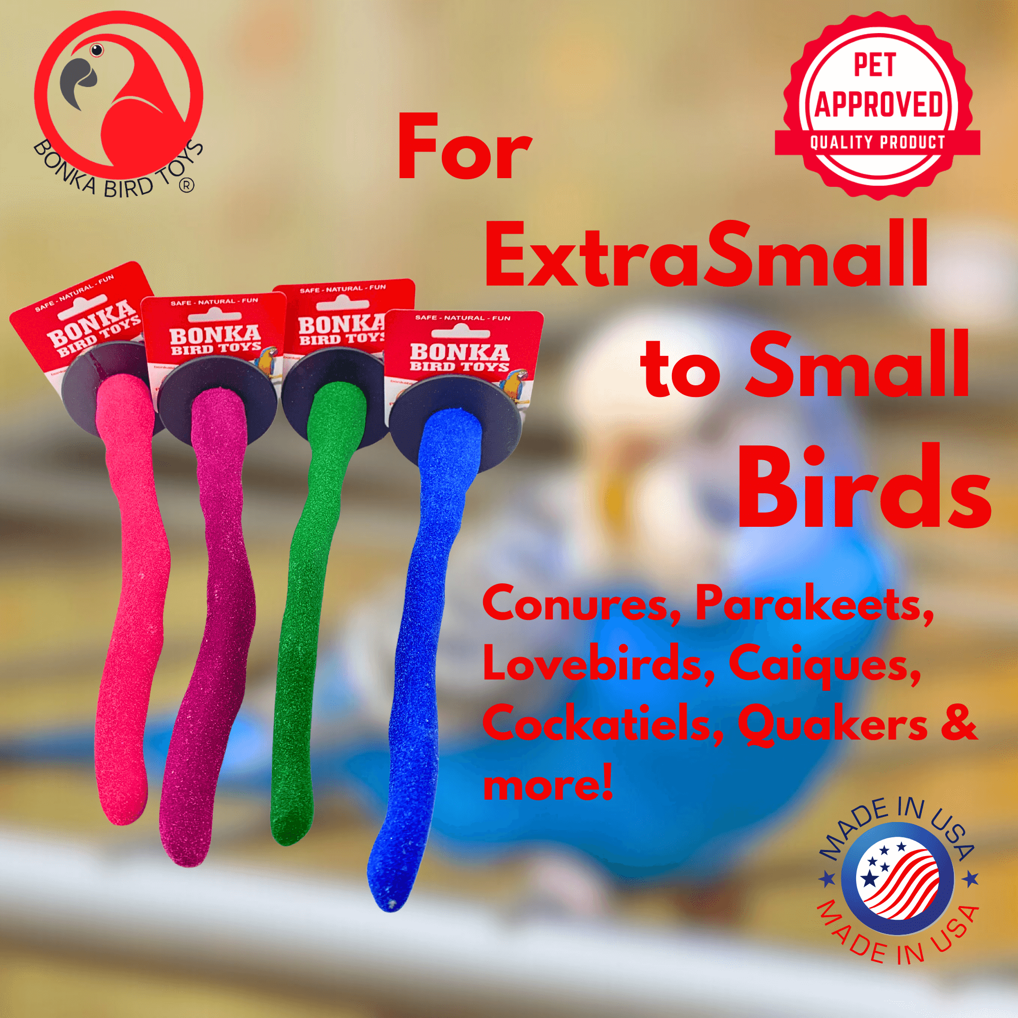 1435 Small Orthopedic Sand Perch - Bonka Bird Toys