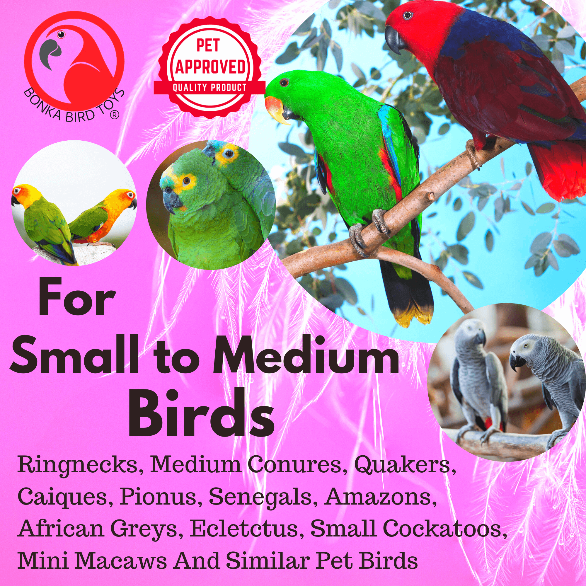 03330 Small Rattle - Bonka Bird Toys