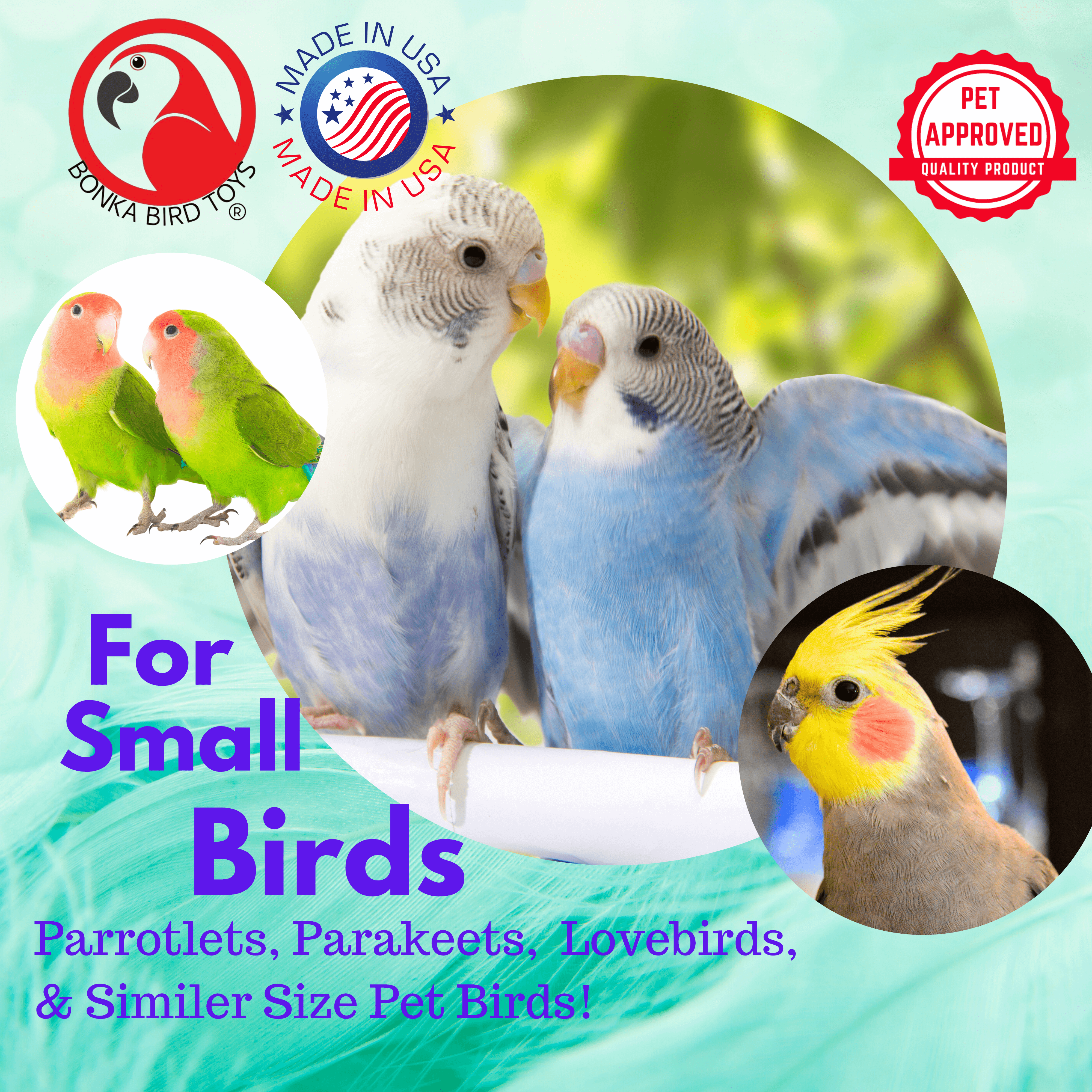 03413 Small Diamond - Bonka Bird Toys