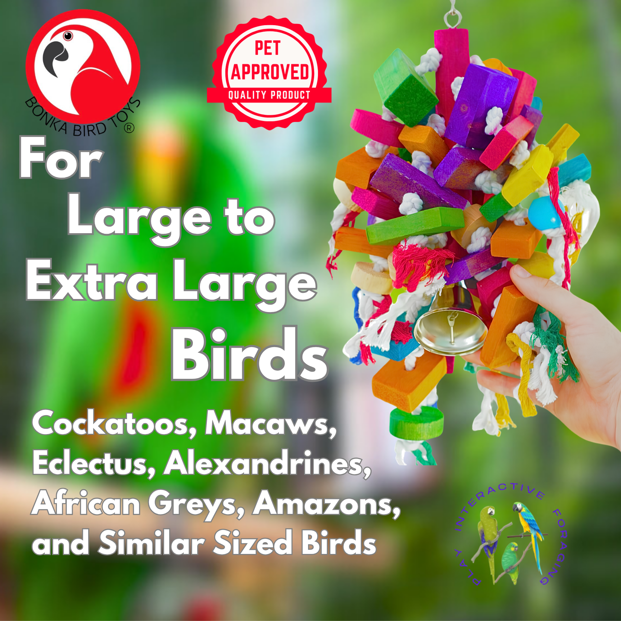 1394 Huge Jumble - Bonka Bird Toys