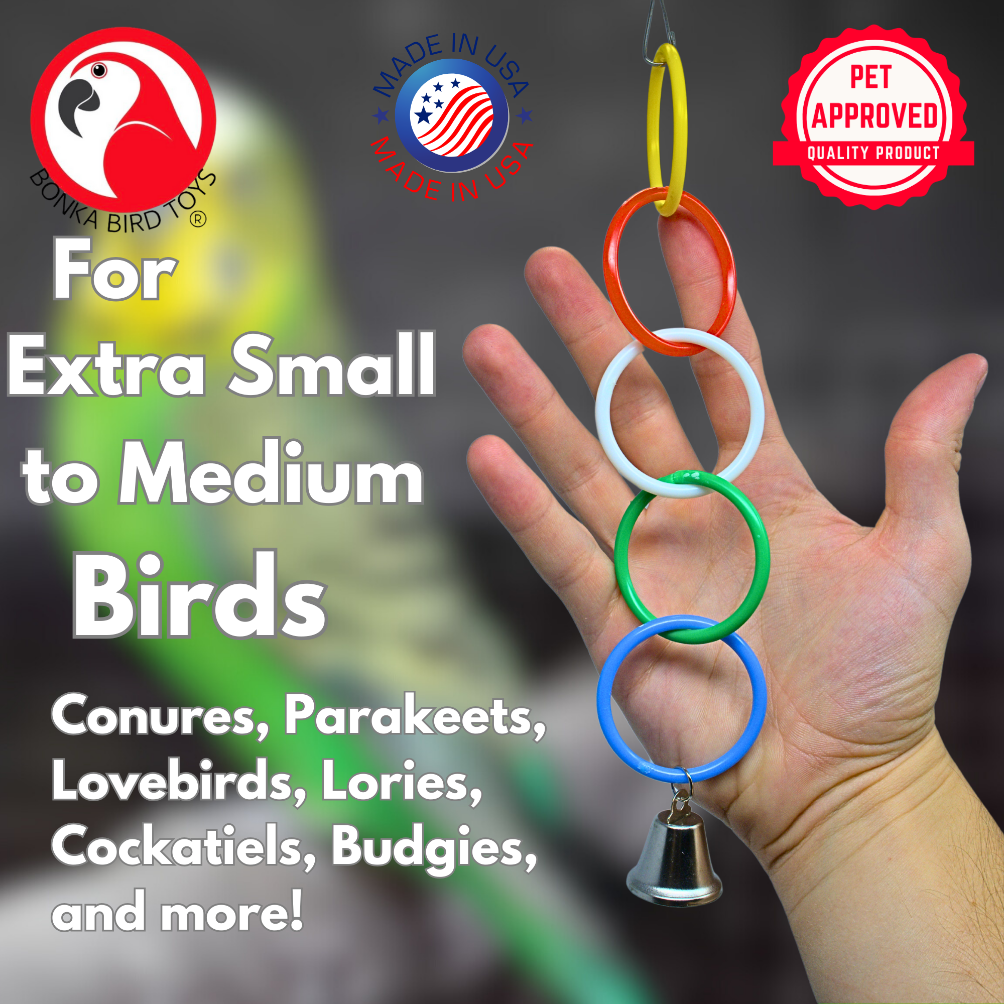 36459 Olympic Rings - Bonka Bird Toys