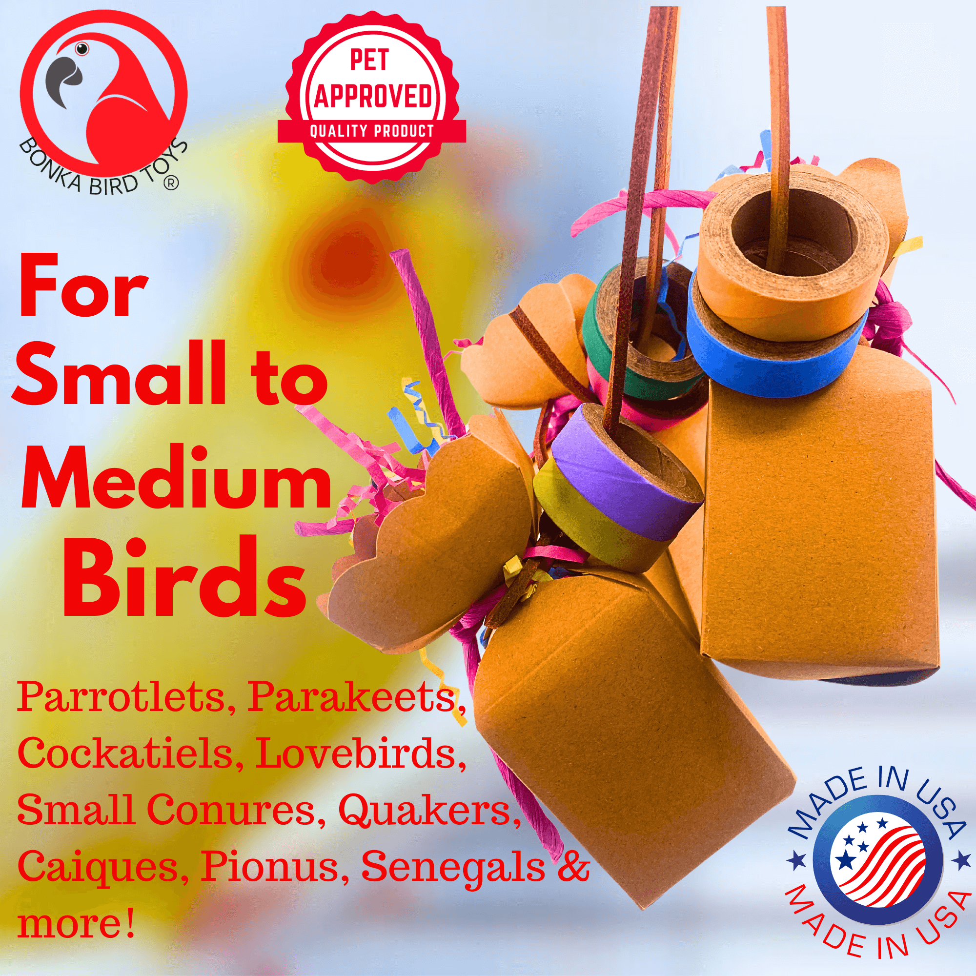 2701 Leather Surprise - Bonka Bird Toys