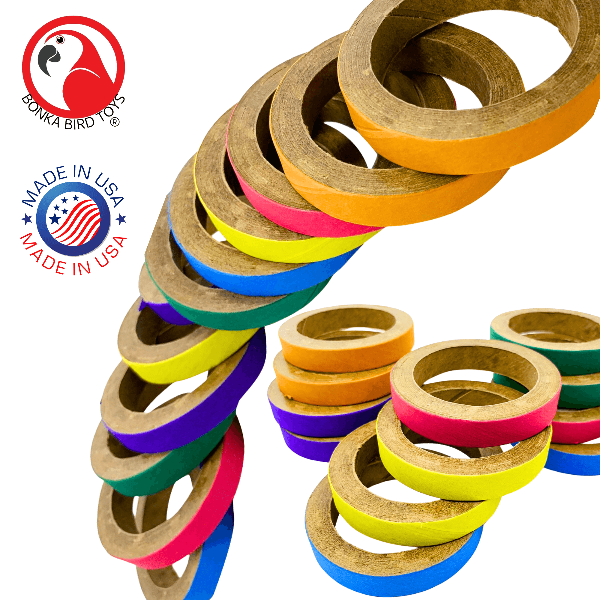 2113 Pk12 Chew Bagel 2.75 Inch - Bonka Bird Toys