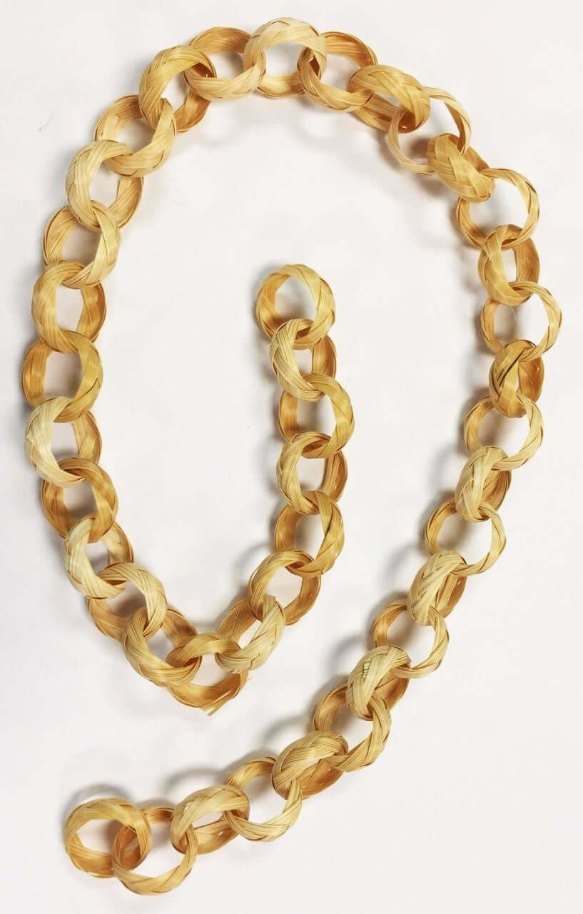 800 Bamboo 30-Inch Chain Foot Talon Craft Part Bird Toy - Bonka Bird Toys