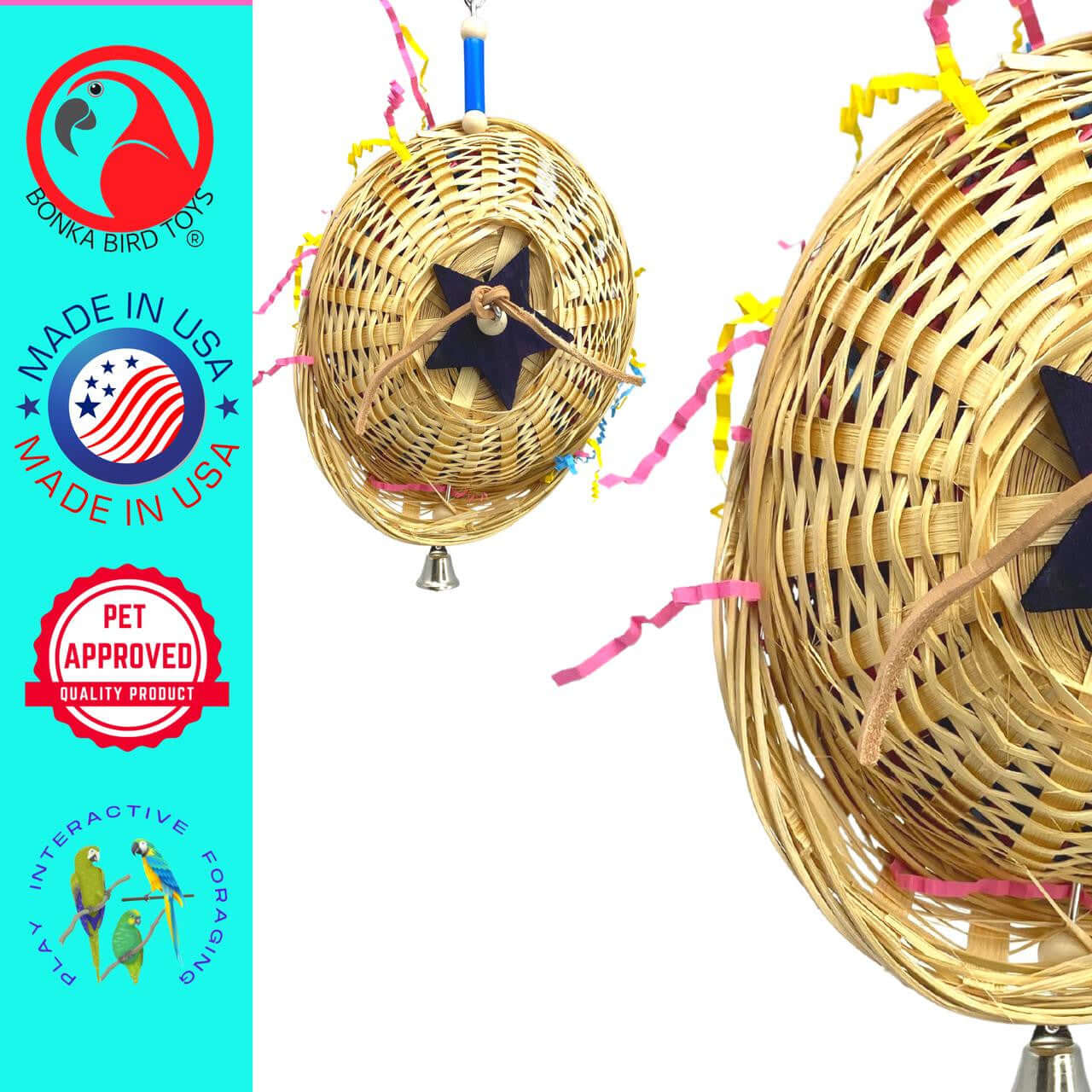 1911 Foraging Basket - Bonka Bird Toys