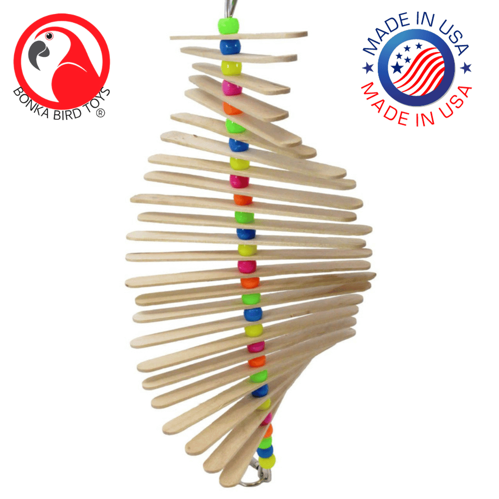 858P Long Mini Stick Natural - Bonka Bird Toys