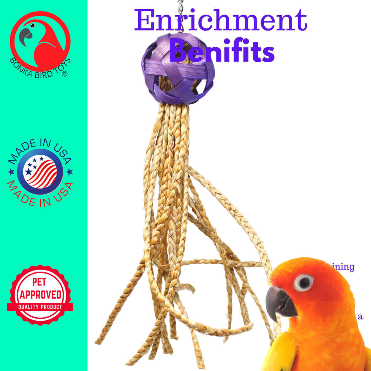 1616 Foraging Octopus - Bonka Bird Toys