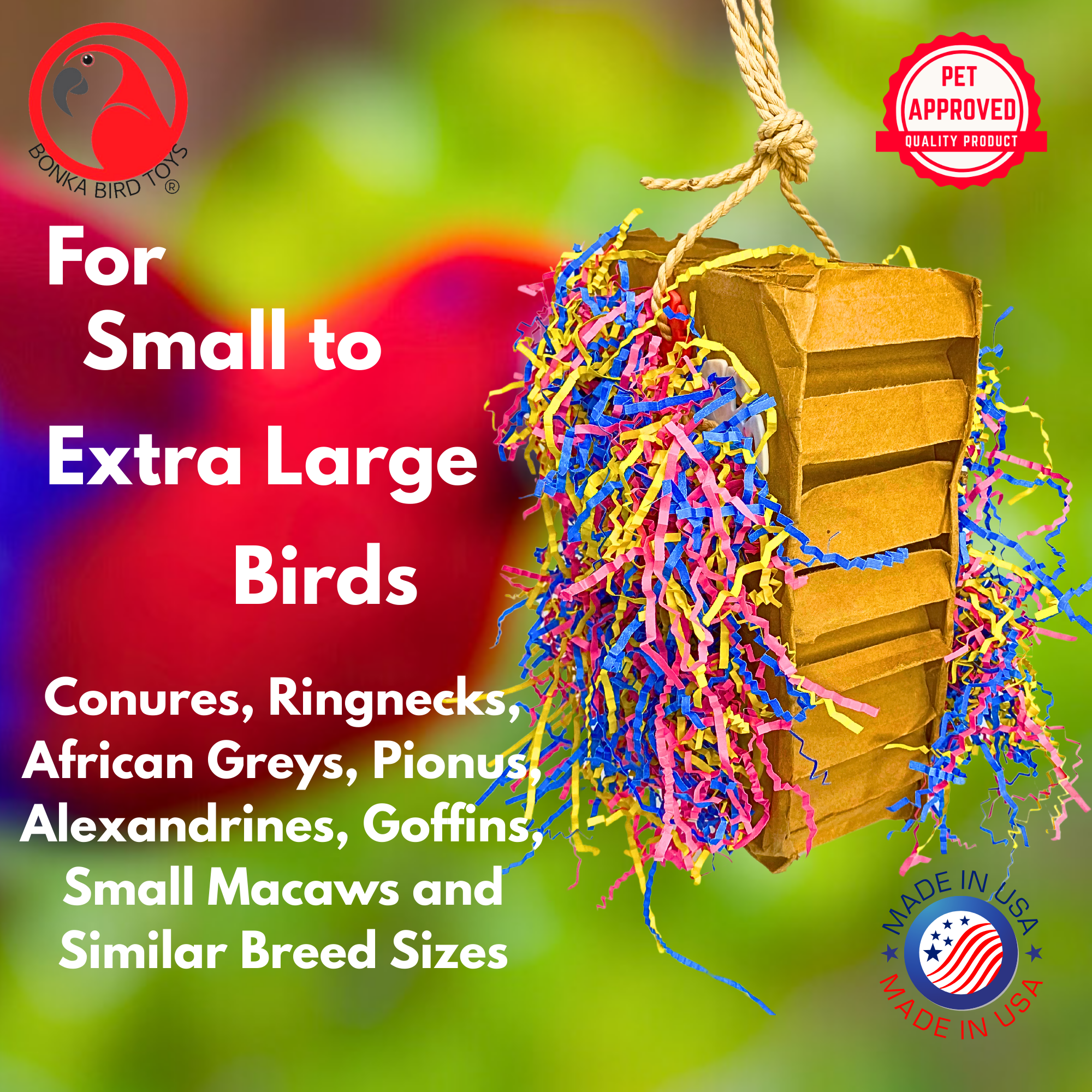 3805 Extra Large Harry Box - Bonka Bird Toys