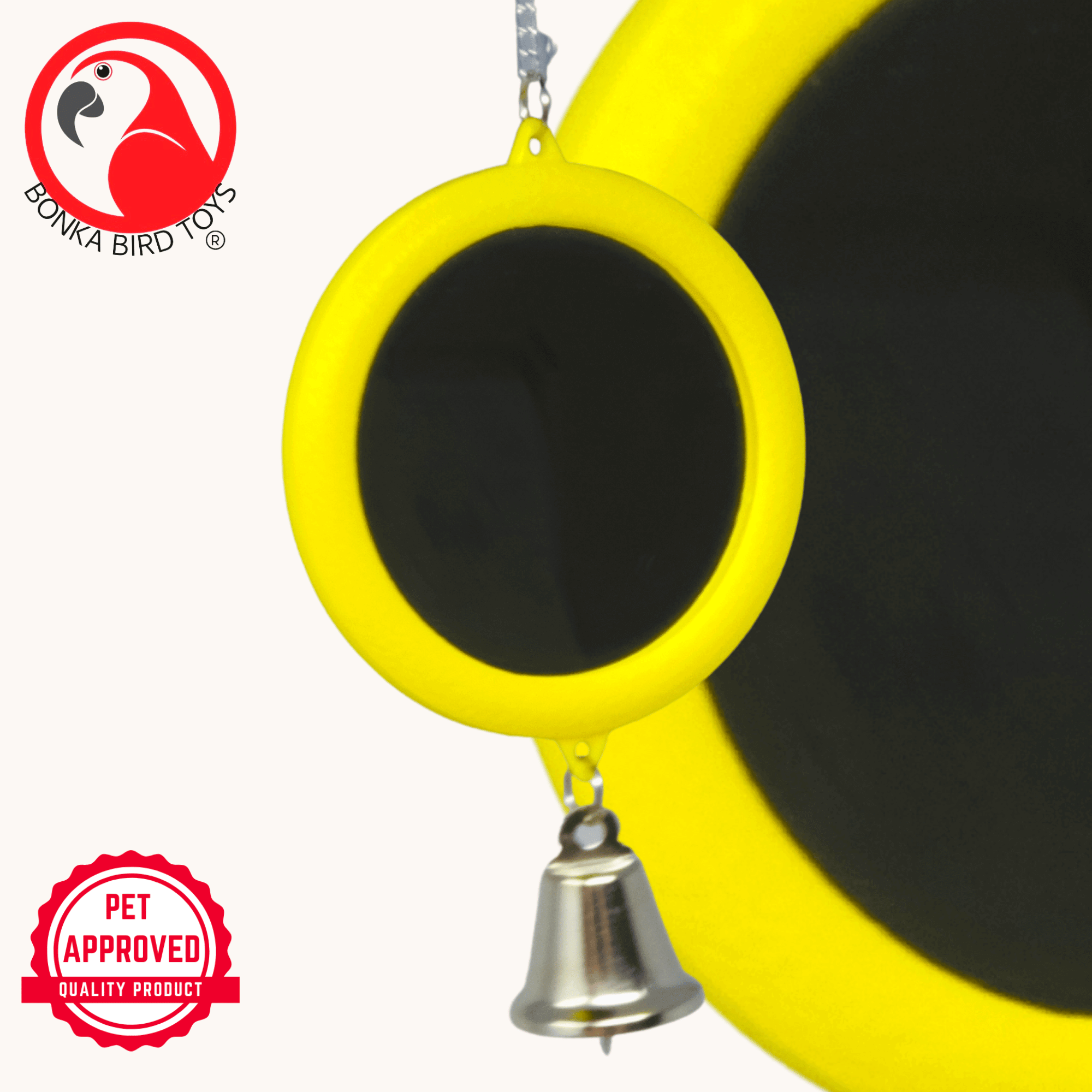 36415 Medium Round Mirror BOGO BUNDLE BUY ONE GET ONE FREE! - Bonka Bird Toys