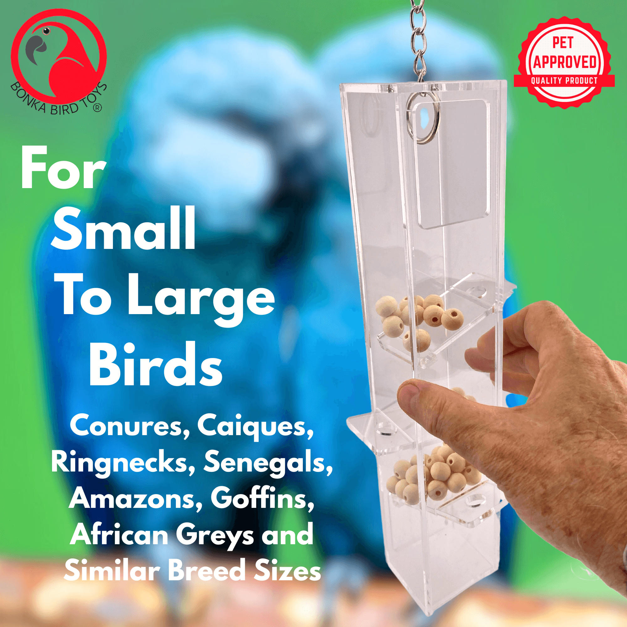 2210 Large Slide and Snack Station - Bonka Bird Toys