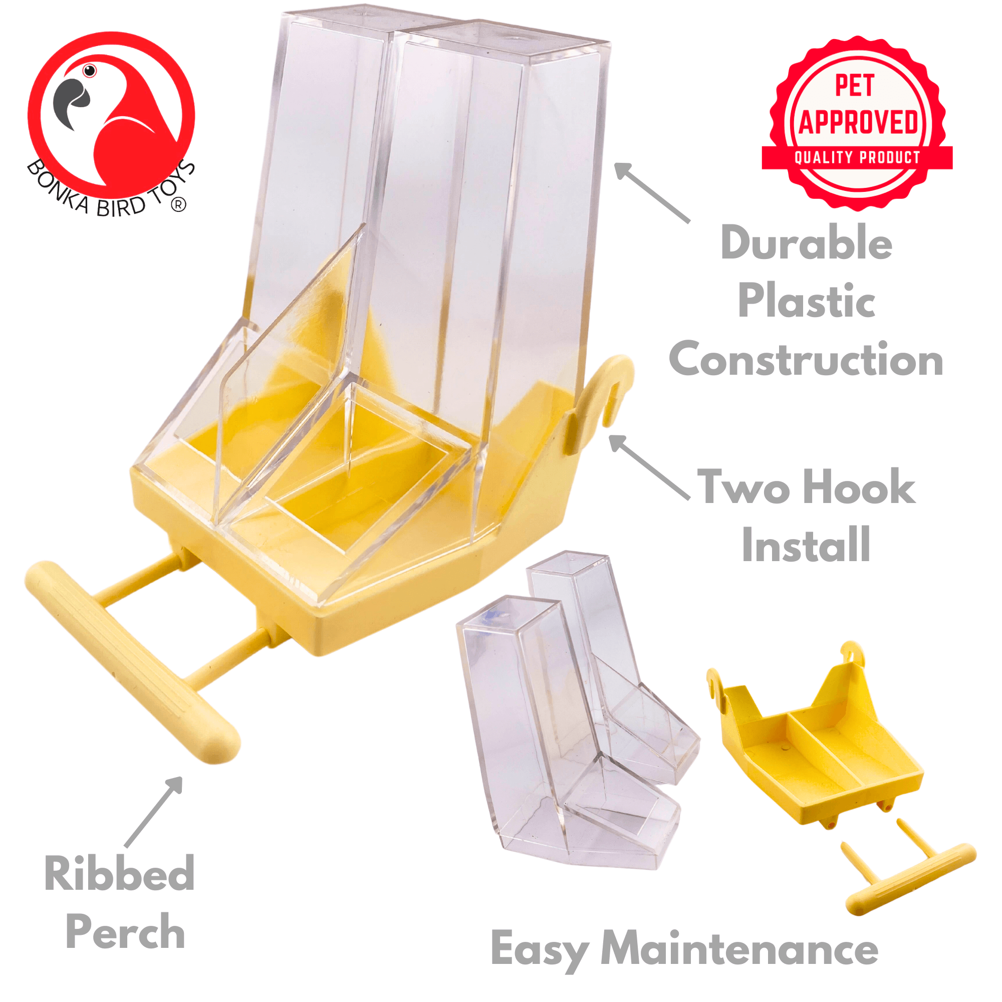 6019 Double Feeder - Bonka Bird Toys