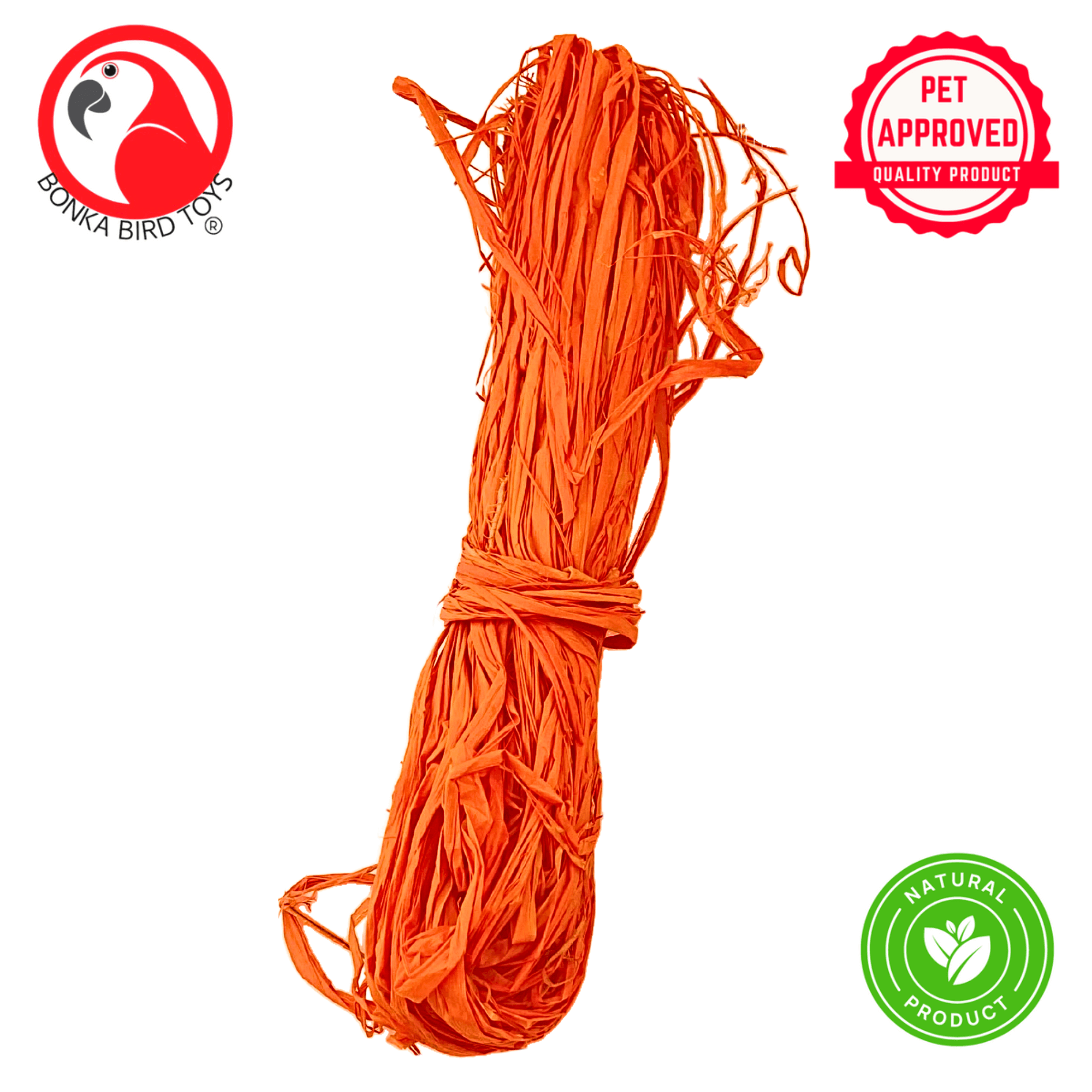 1153 Pk1 Raffia Bundle - Bonka Bird Toys