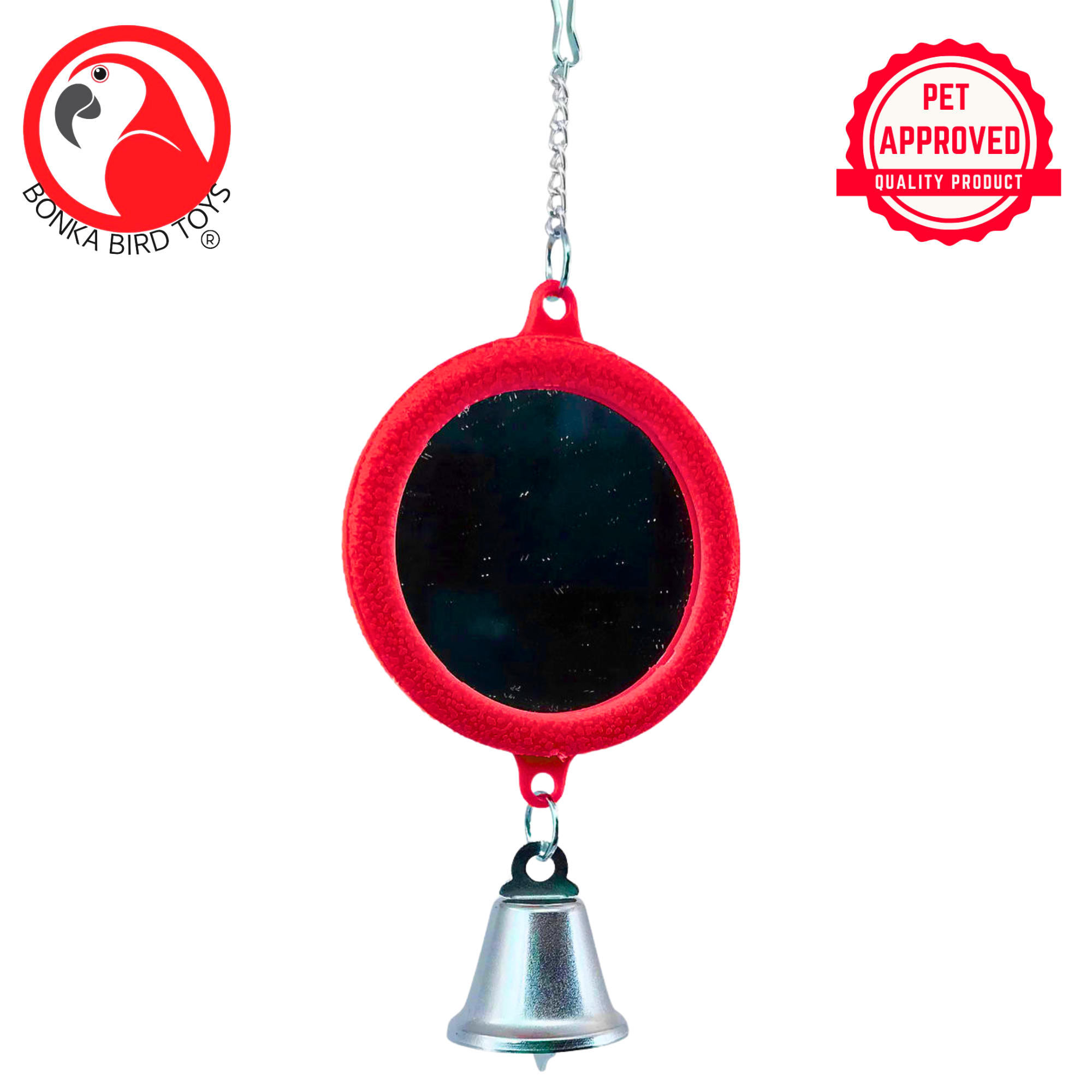 36413 Small Round Mirror - Bonka Bird Toys