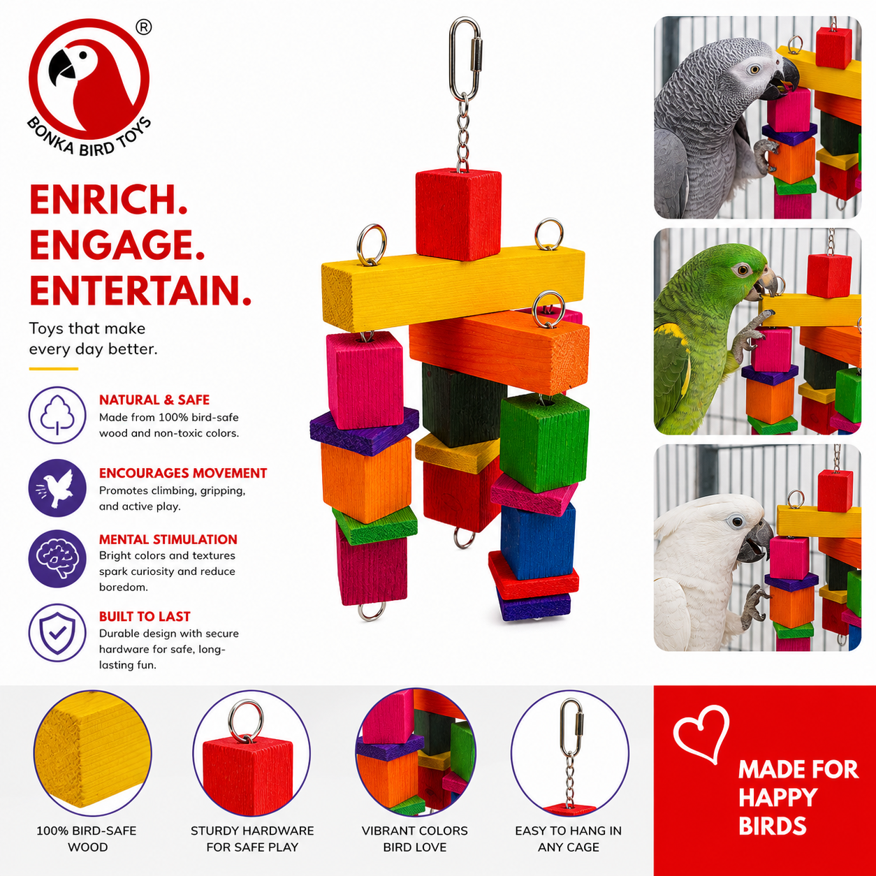 2575 Chain Criss Cross - Bonka Bird Toys